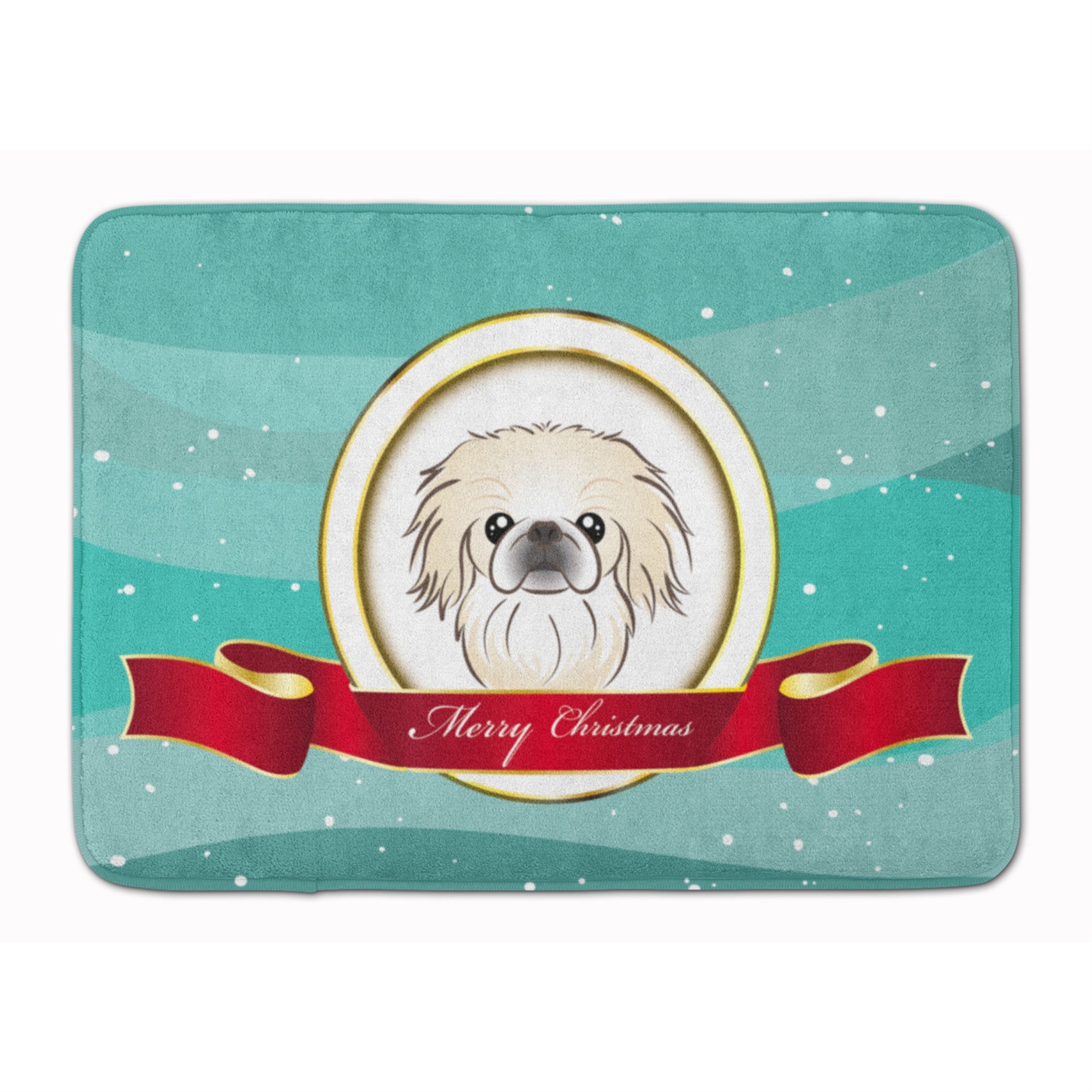 'Caroline'S Treasures Pekingese Merry Christmas Floor Mat, 19'''' X 27'''', Multicolor''