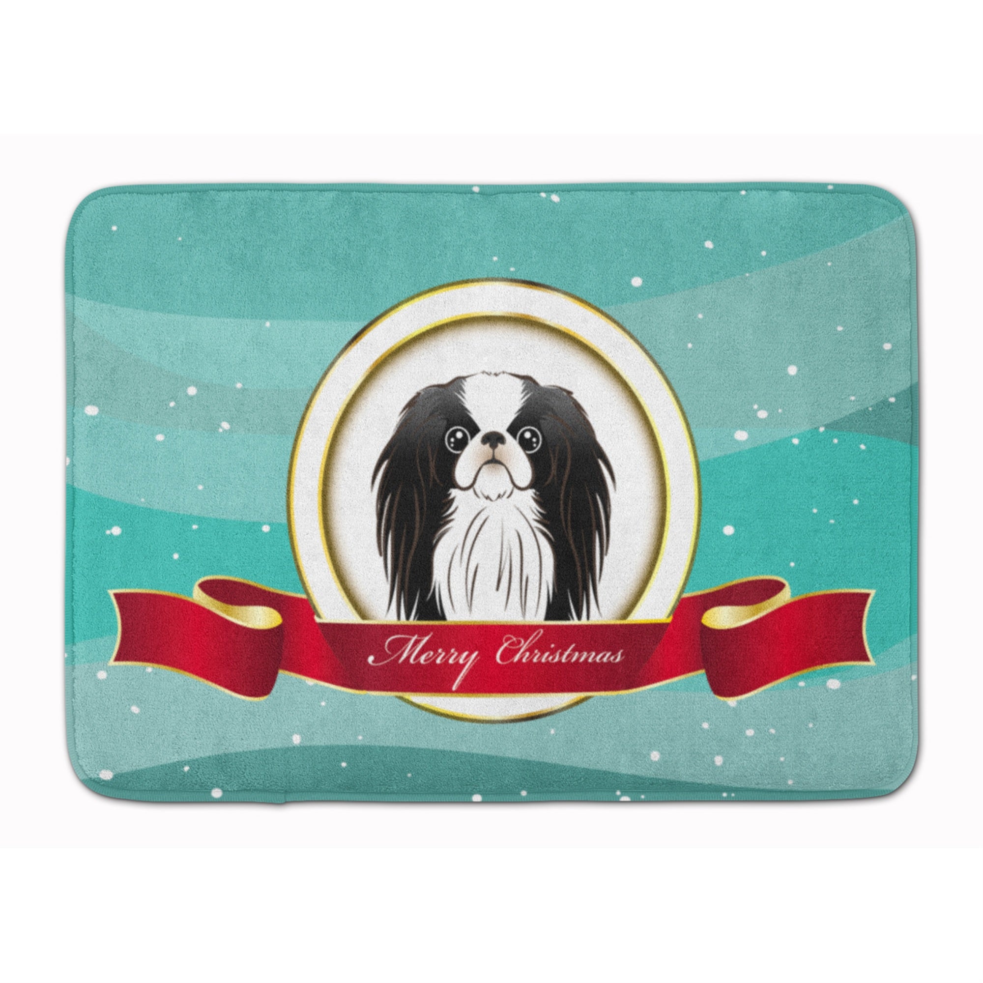 'Caroline'S Treasures Japanese Chin Merry Christmas Floor Mat, 19'''' X 27'''', Multicolor''