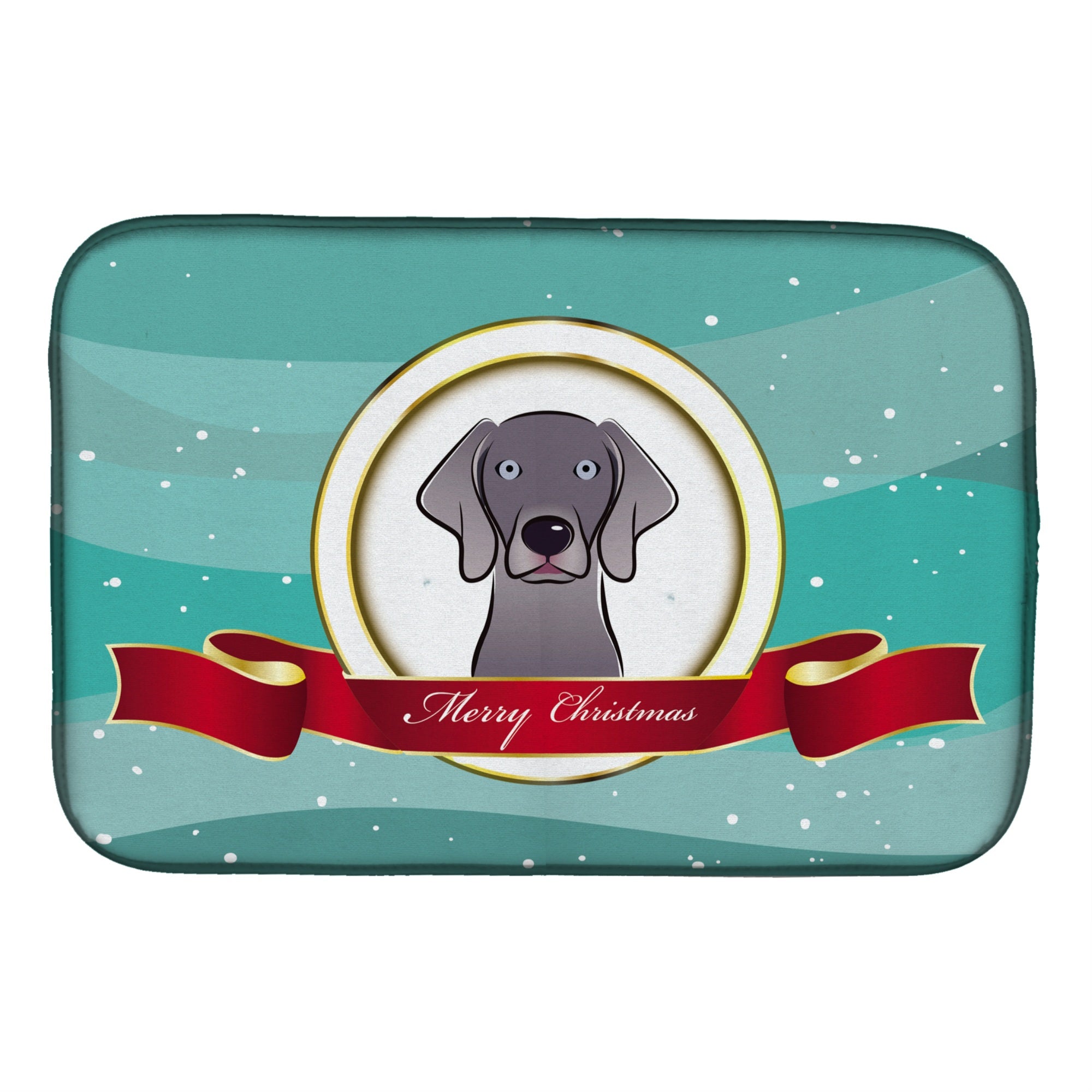 'Caroline'S Treasures Bb1541Ddm Dish Drying Mat, 14'''' X 21'''', Merry Christmas''