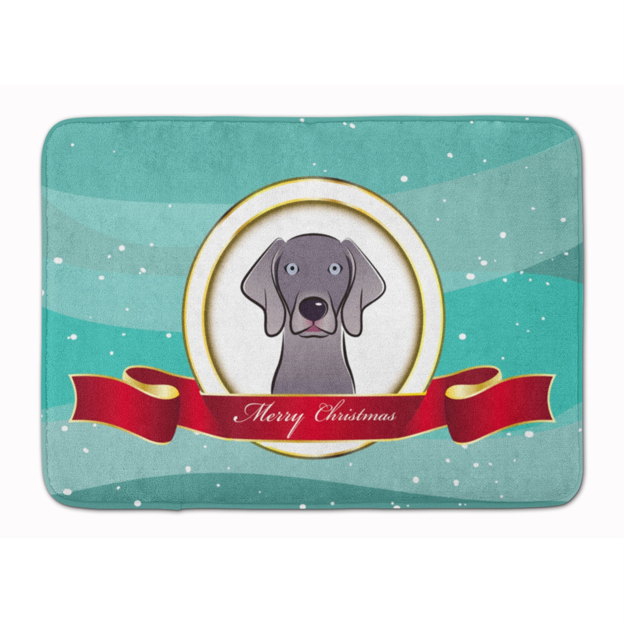 'Caroline'S Treasures Weimaraner Merry Christmas Floor Mat, 19'''' X 27'''', Multicolor''