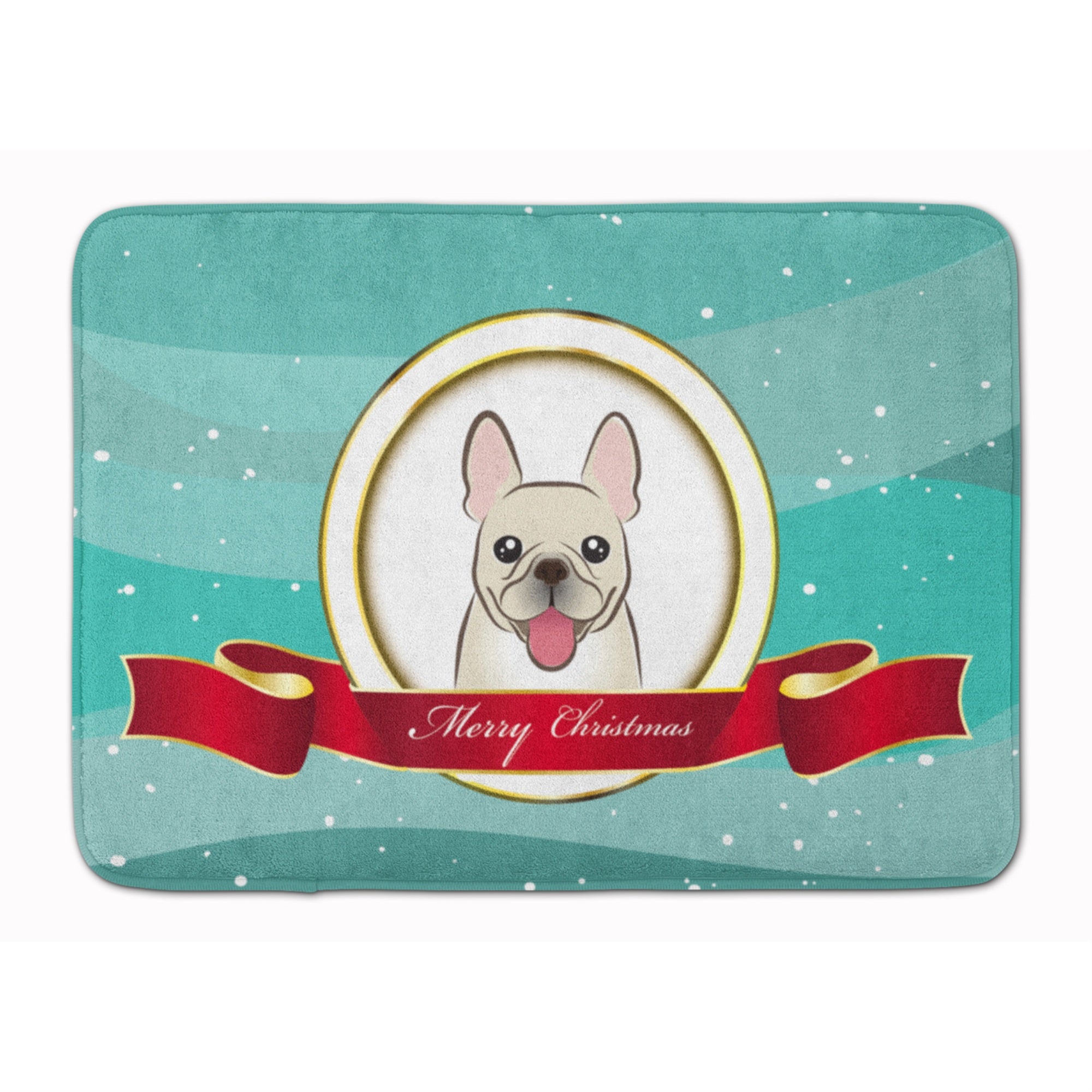 'Caroline'S Treasures French Bulldog Merry Christmas Floor Mat, 19'''' X 27'''', Multicolor''