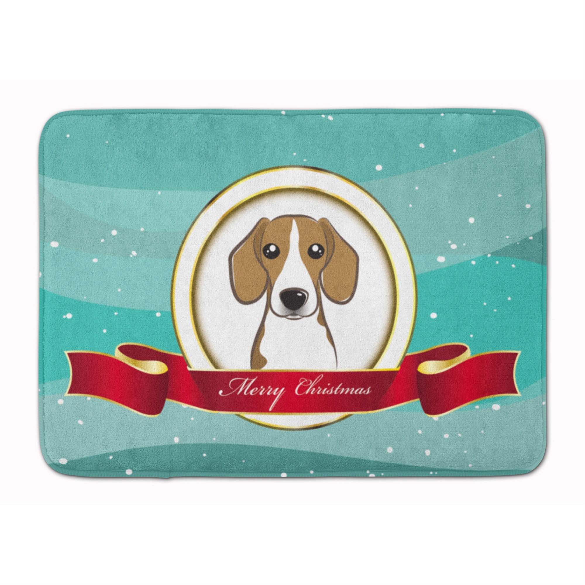 'Caroline'S Treasures Beagle Merry Christmas Floor Mat, 19'''' X 27'''', Multicolor''