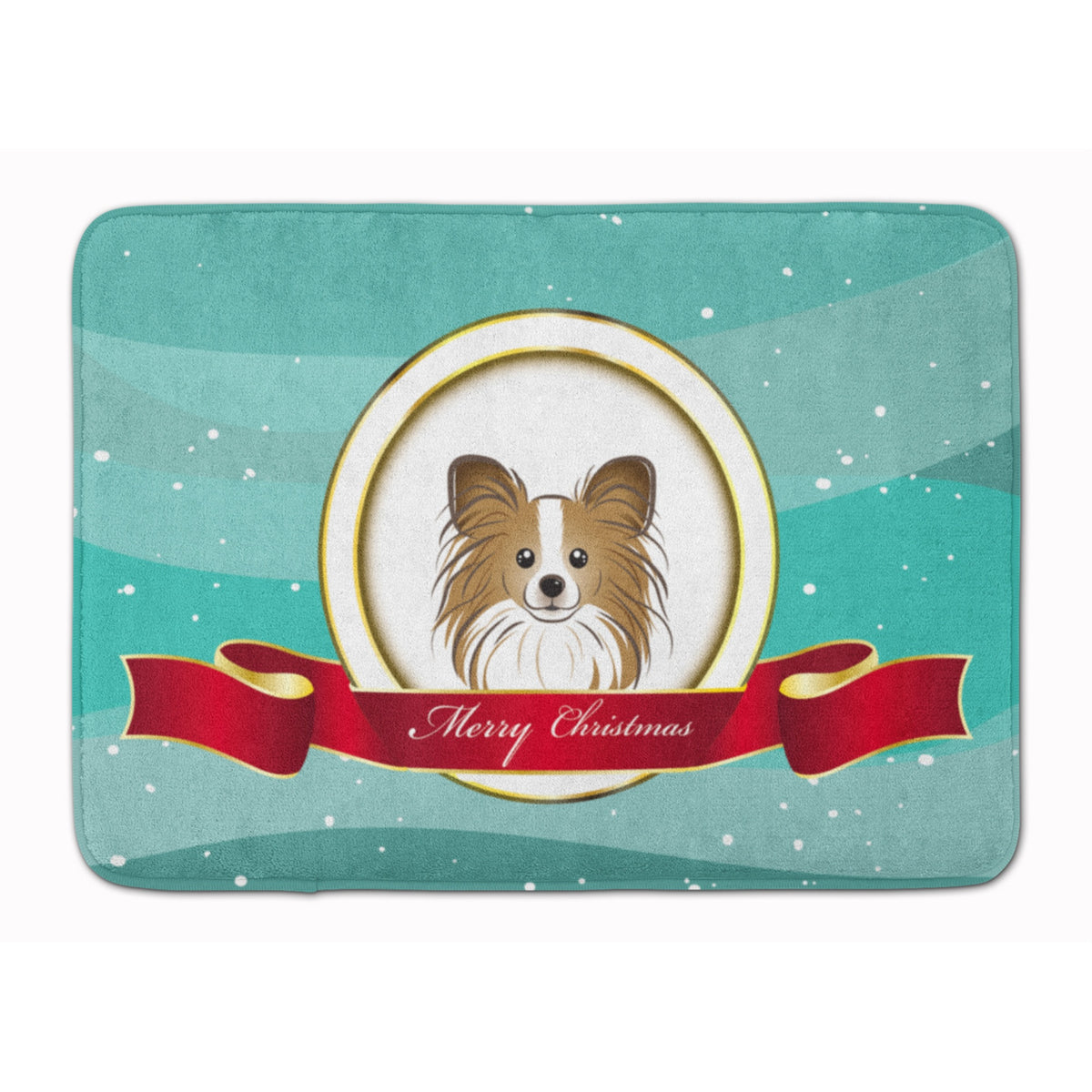 'Caroline'S Treasures Papillon Merry Christmas Floor Mat, 19'''' X 27'''', Multicolor''