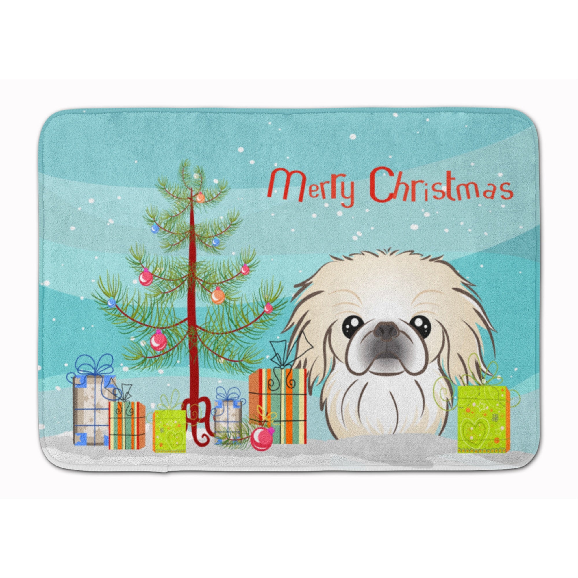 'Caroline'S Treasures Christmas Tree And Pekingese Floor Mat, 19'''' X 27'''', Multicolor''