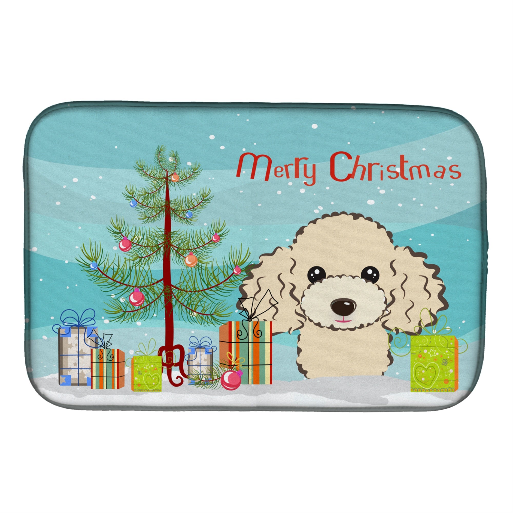 'Caroline'S Treasures Bb1630Ddm Dish Drying Mat, 14'''' X 21'''', Christmas Tree''