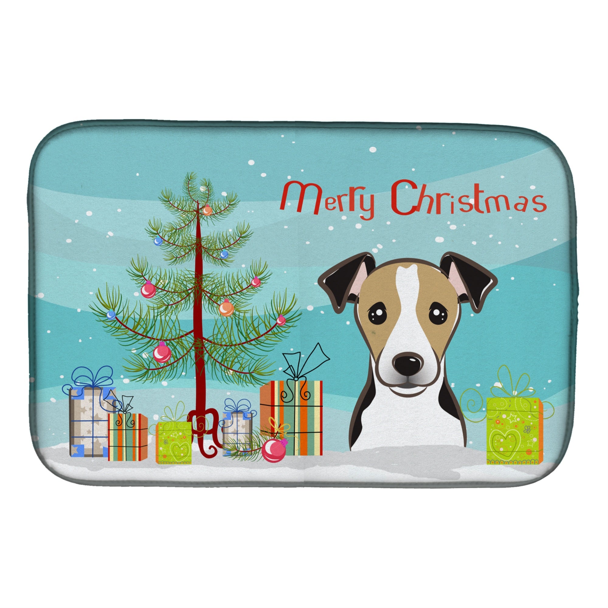 'Caroline'S Treasures Bb1633Ddm Dish Drying Mat, 14'''' X 21'''', Christmas Tree''