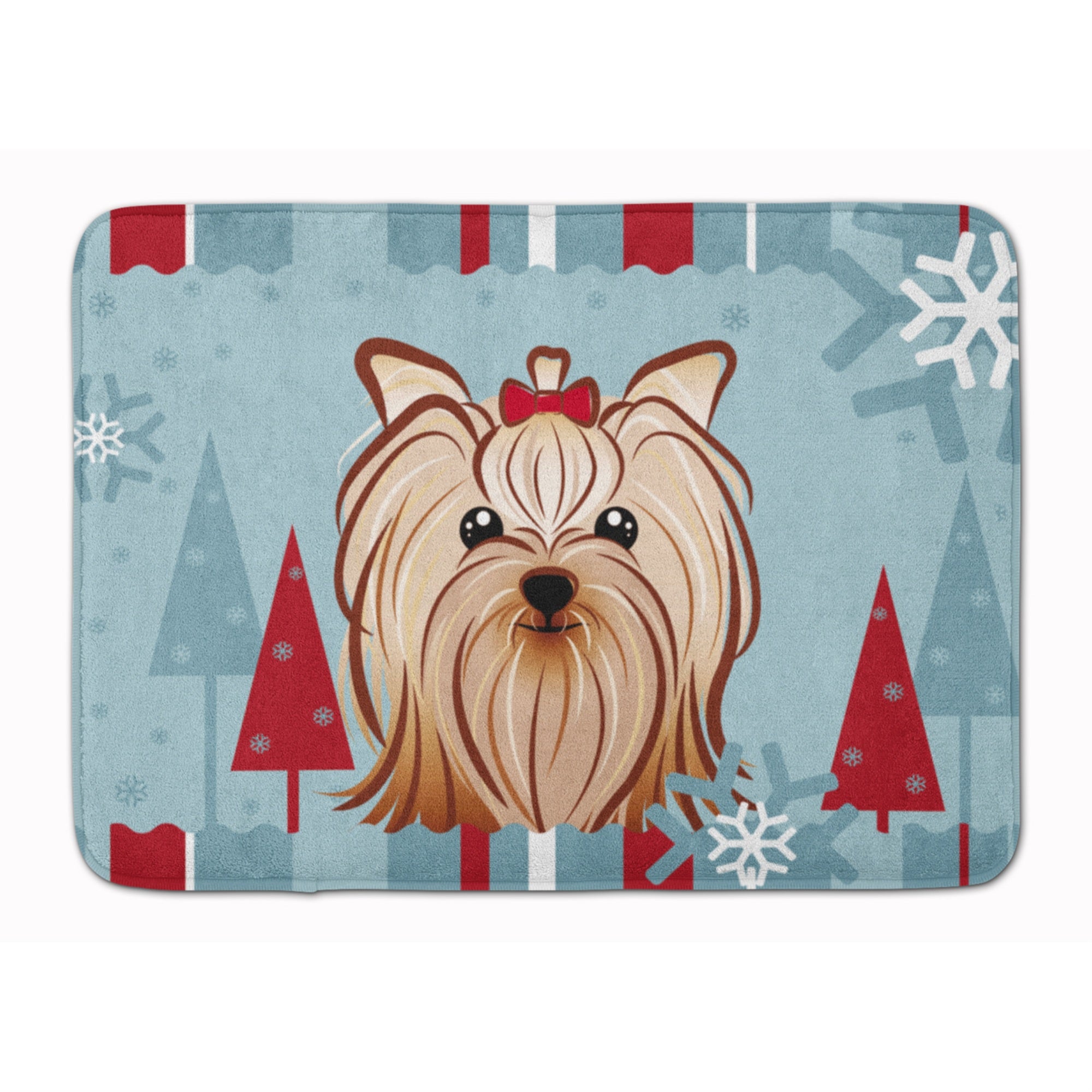 'Caroline'S Treasures Winter Yorkie Yorkishire Terrier, 19'''' X 27'''', Multicolor''