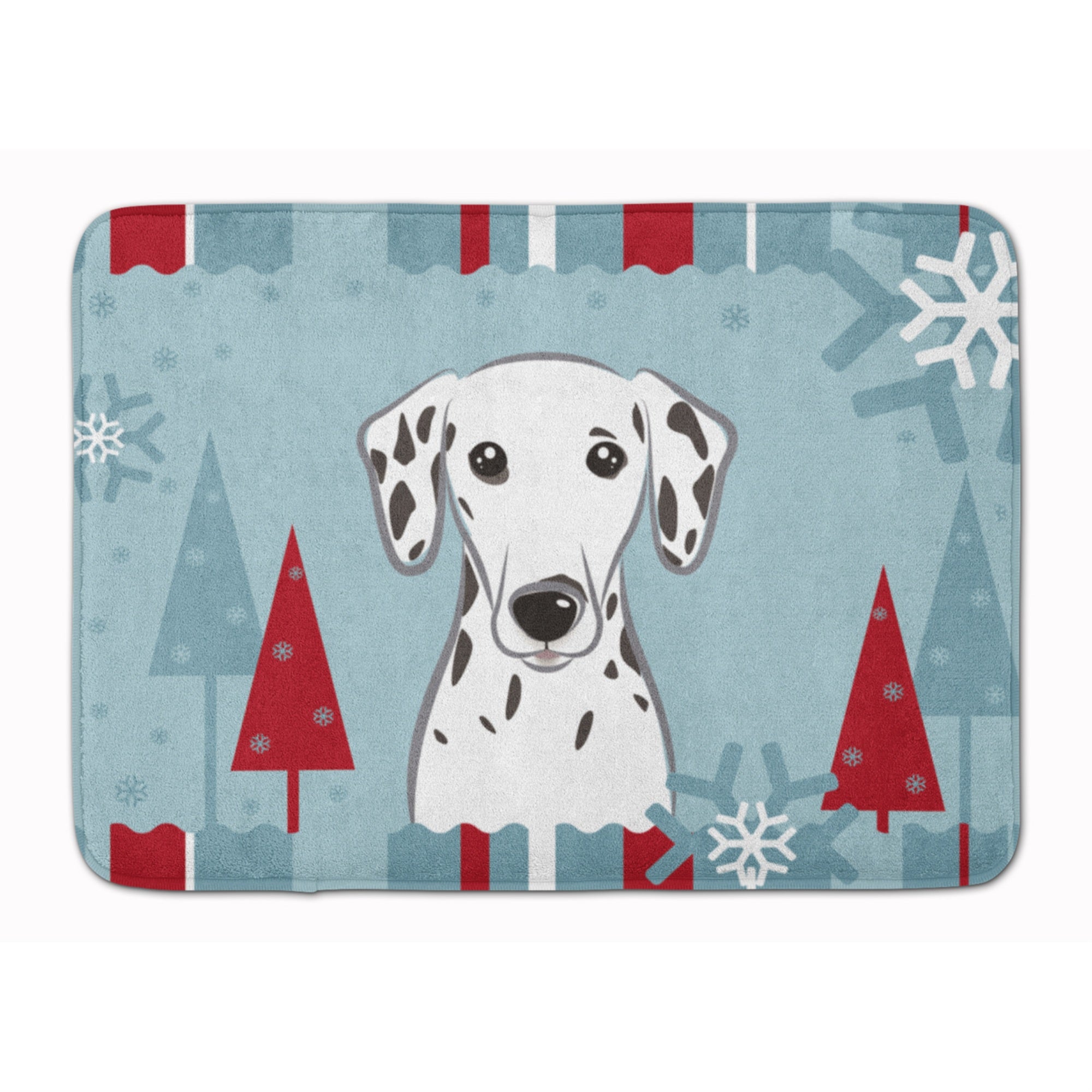 'Caroline'S Treasures Winter Holiday Dalmatian Floor Mat, 19'''' X 27'''', Multicolor''