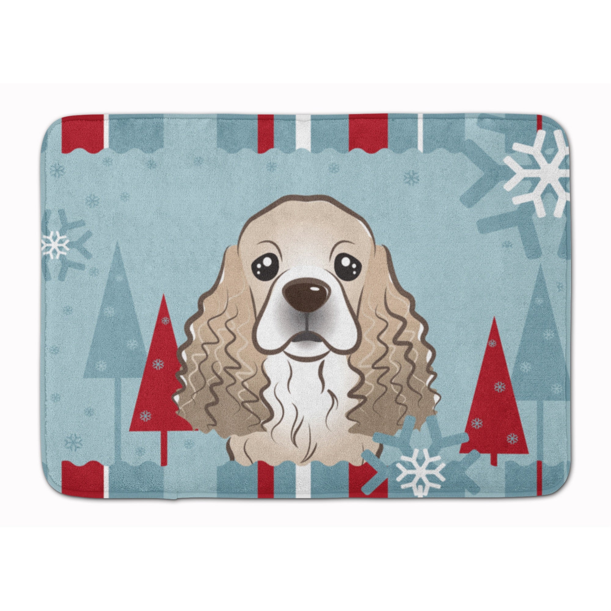 'Caroline'S Treasures Winter Holiday Cocker Spaniel Floor Mat, 19'''' X 27'''', Multicolor''