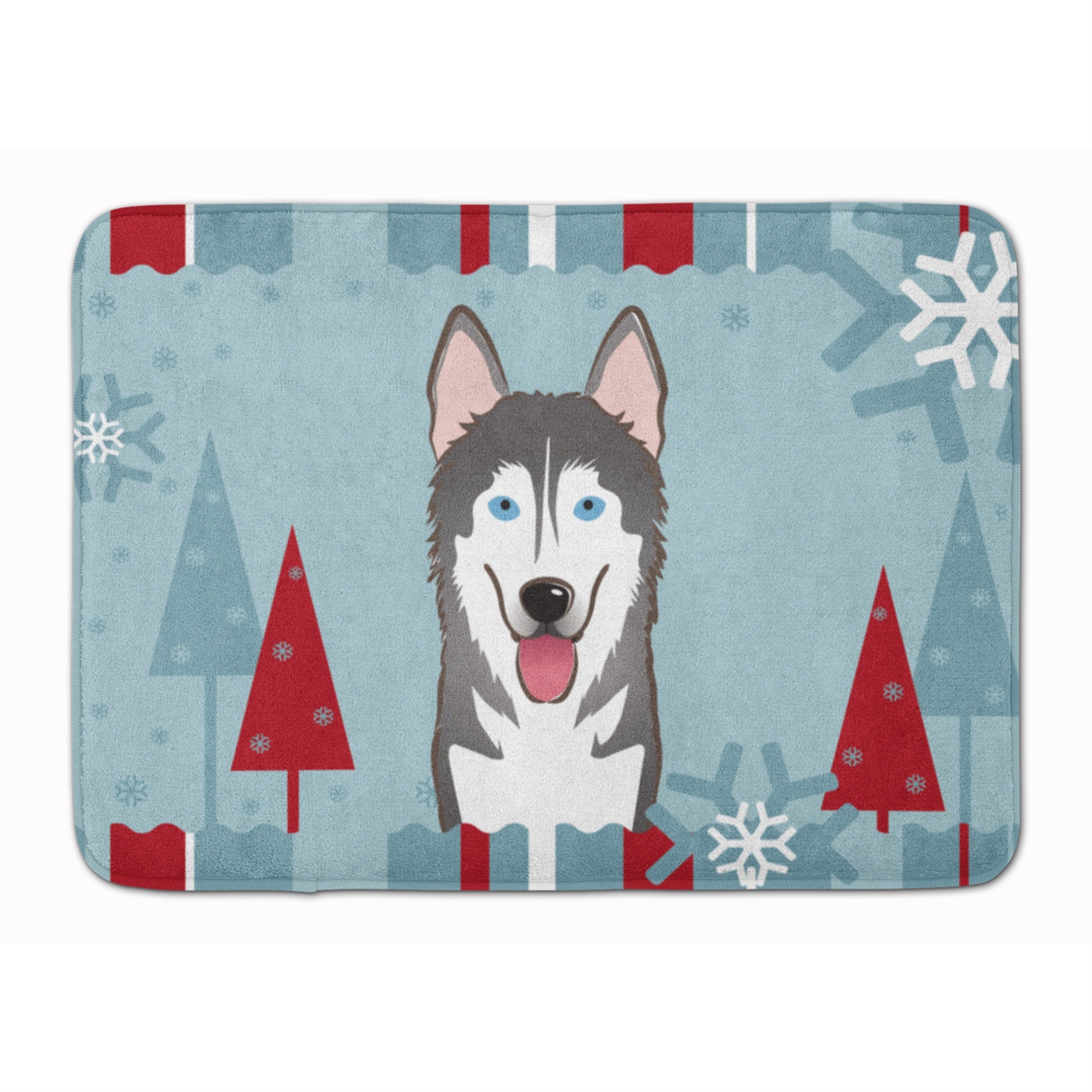 'Caroline'S Treasures Winter Holiday Alaskan Malamute, 19'''' X 27'''', Multicolor''