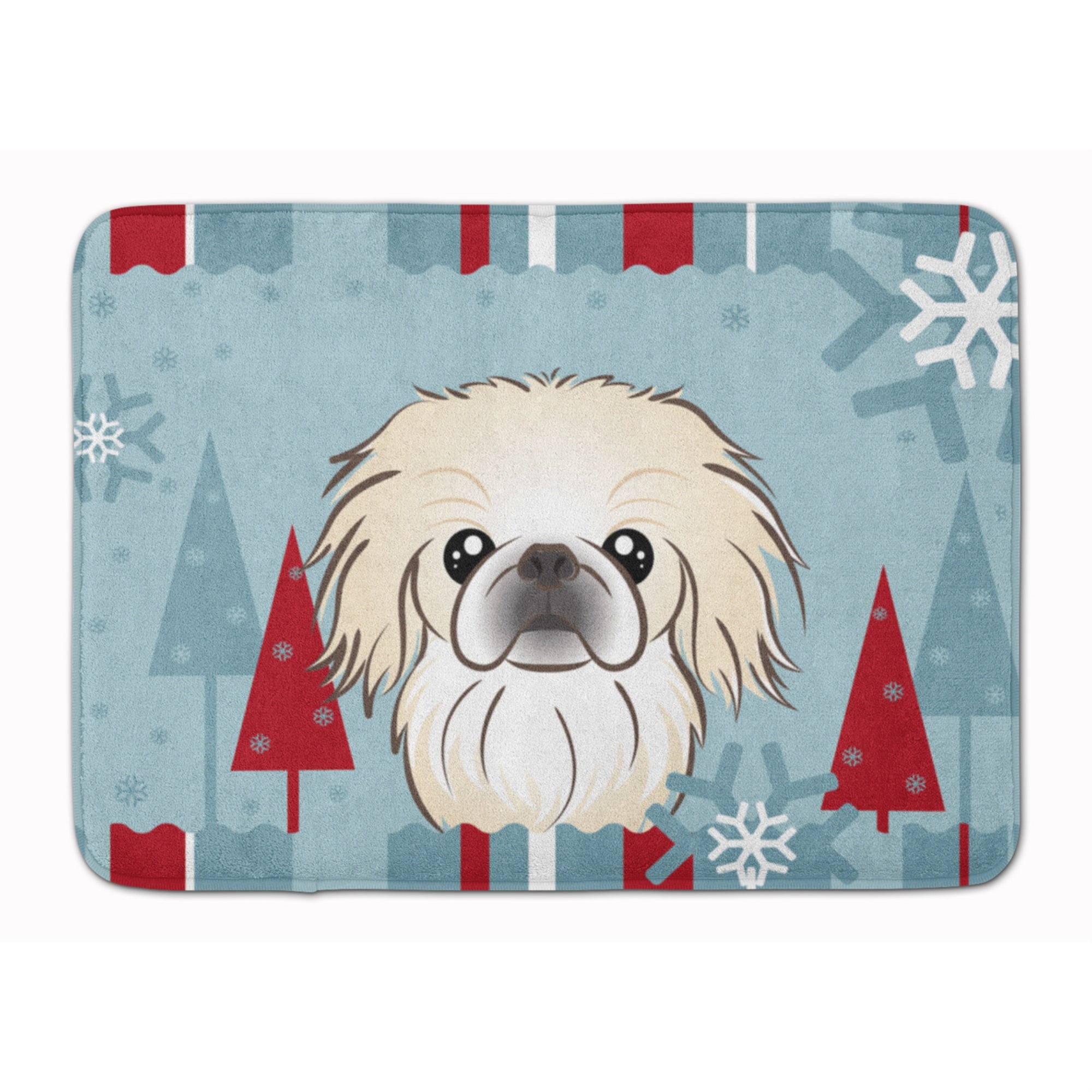 'Caroline'S Treasures Winter Holiday Pekingese Floor Mat, 19'''' X 27'''', Multicolor''