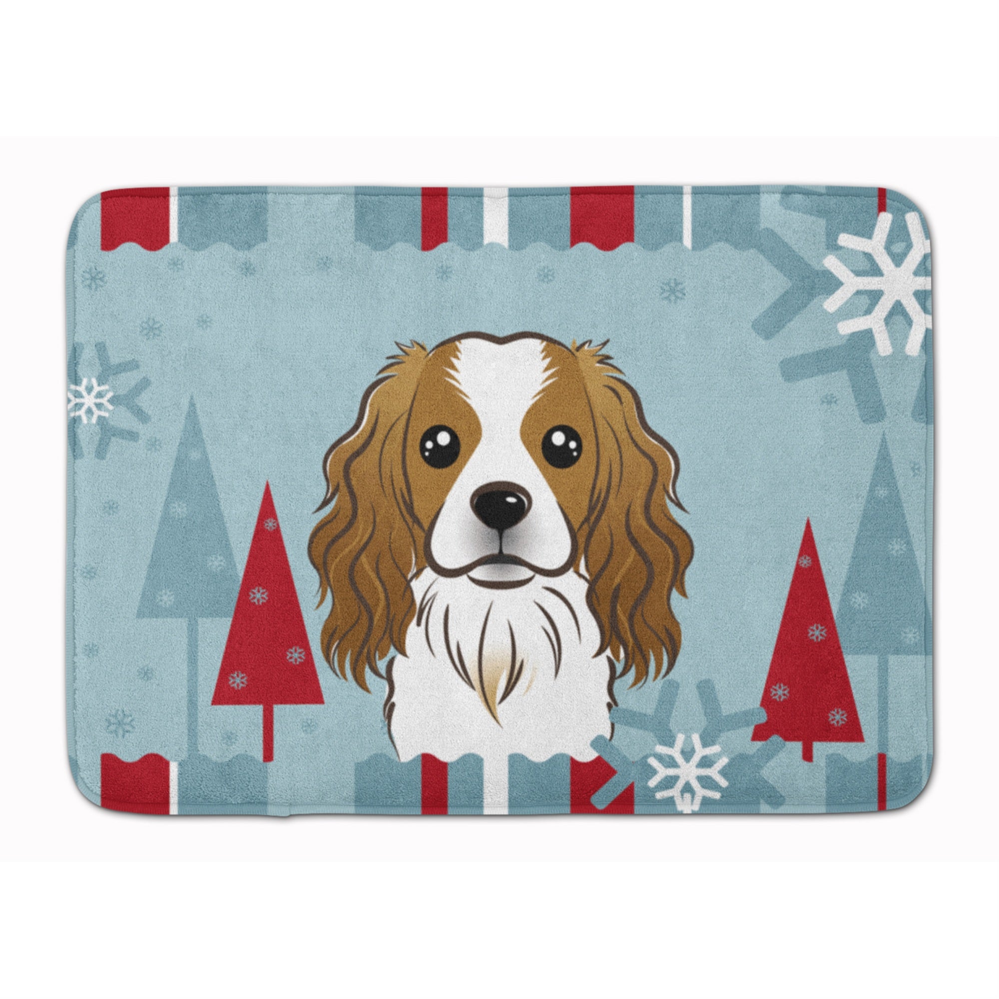 'Caroline'S Treasures Winter Holiday Cavalier Spaniel Floor Mat, 19'''' X 27'''', Multicolor''