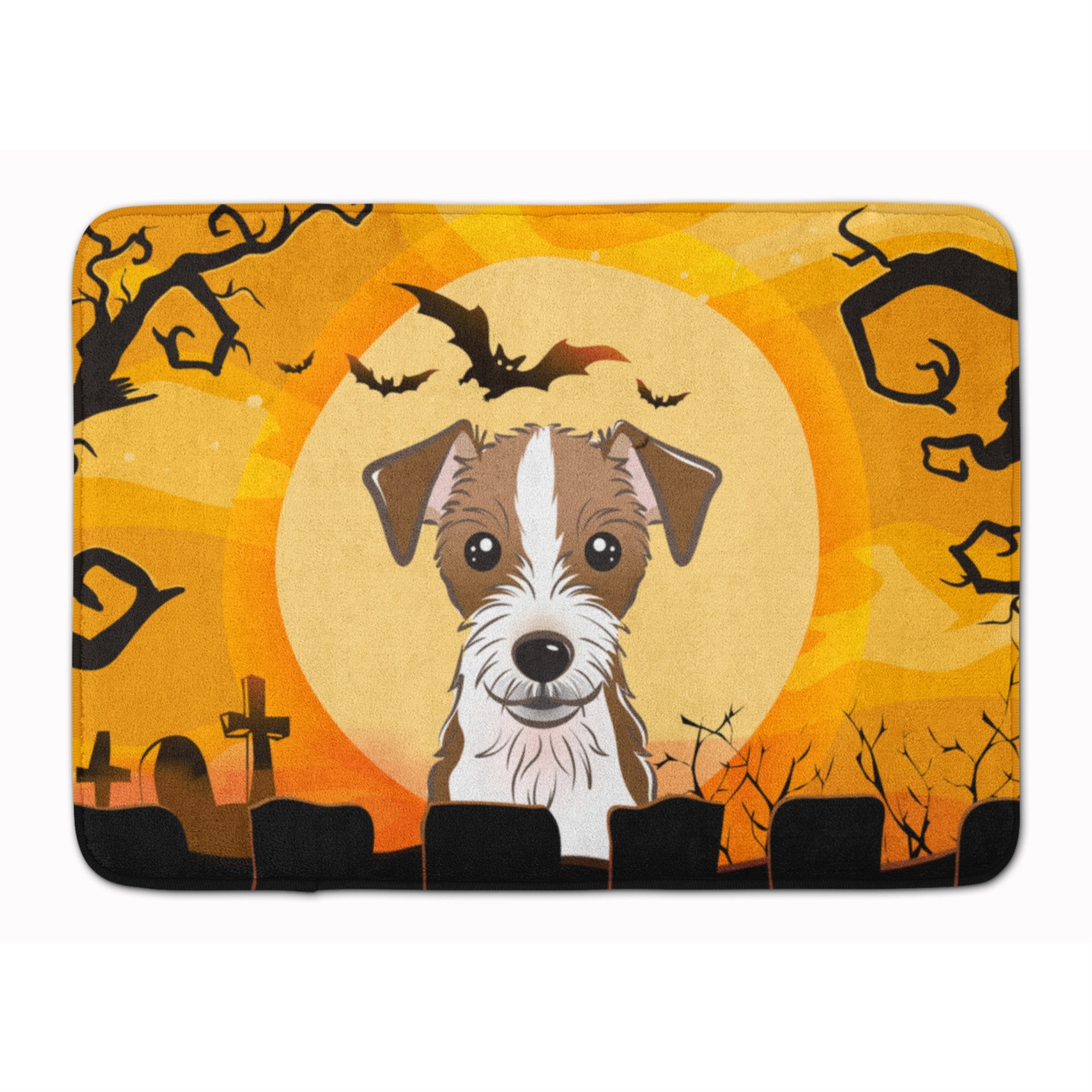'Caroline'S Treasures Halloween Jack Russell Terrier Floor Mat, 19'''' X 27'''', Multicolor''