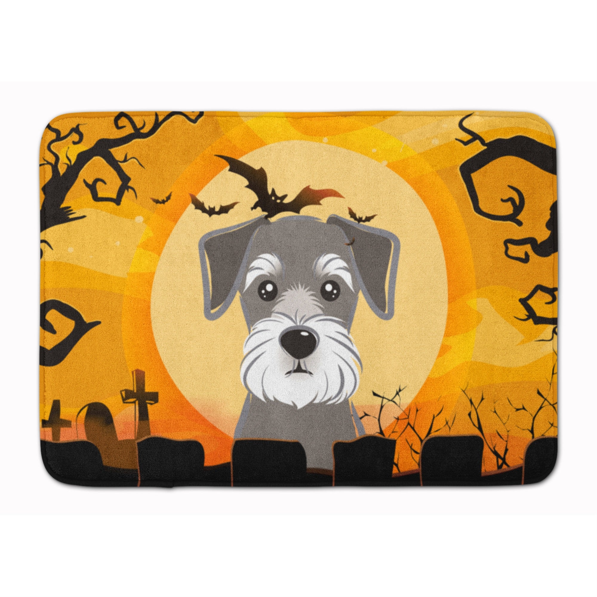 'Caroline'S Treasures Halloween Schnauzer Floor Mat, 19'''' X 27'''', Multicolor''