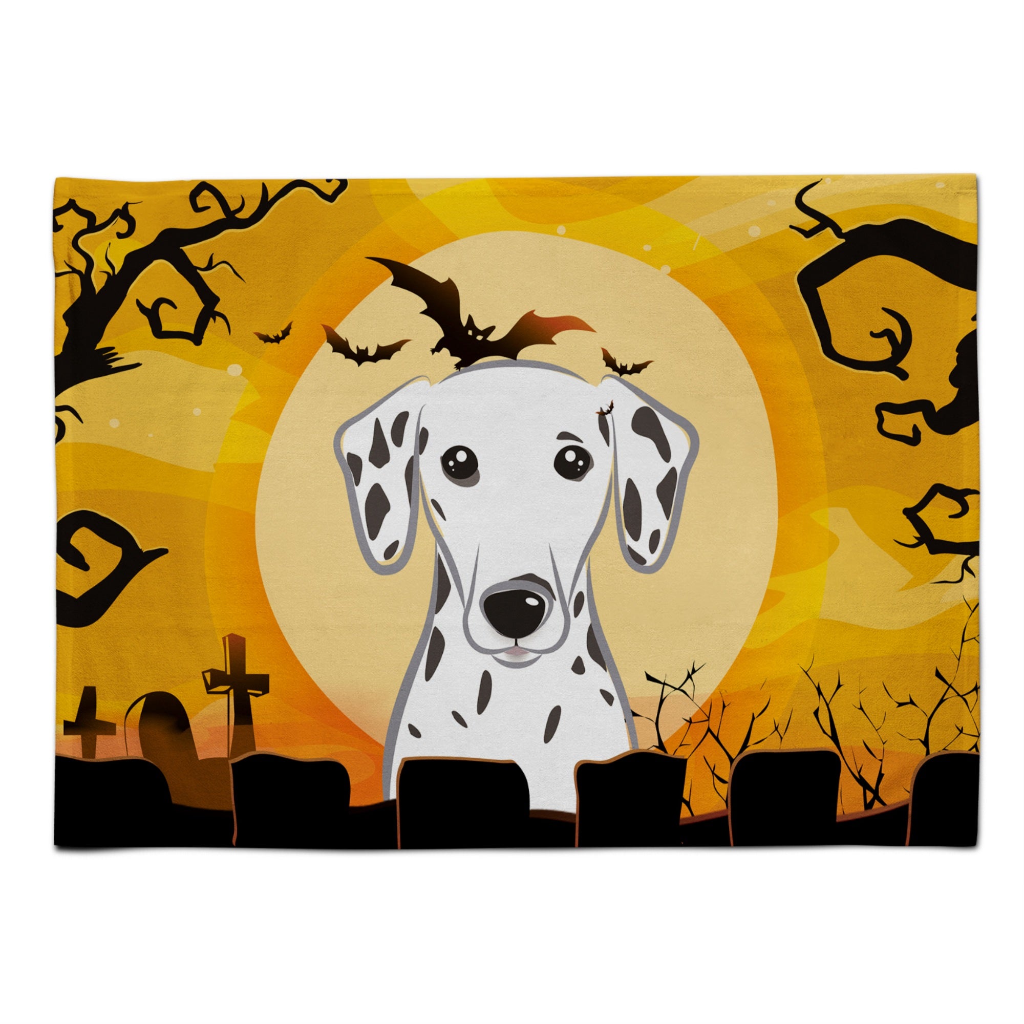 'Caroline'S Treasures Bb1768Plmt Halloween Dalmatian Fabric Placemat, Multicolor''