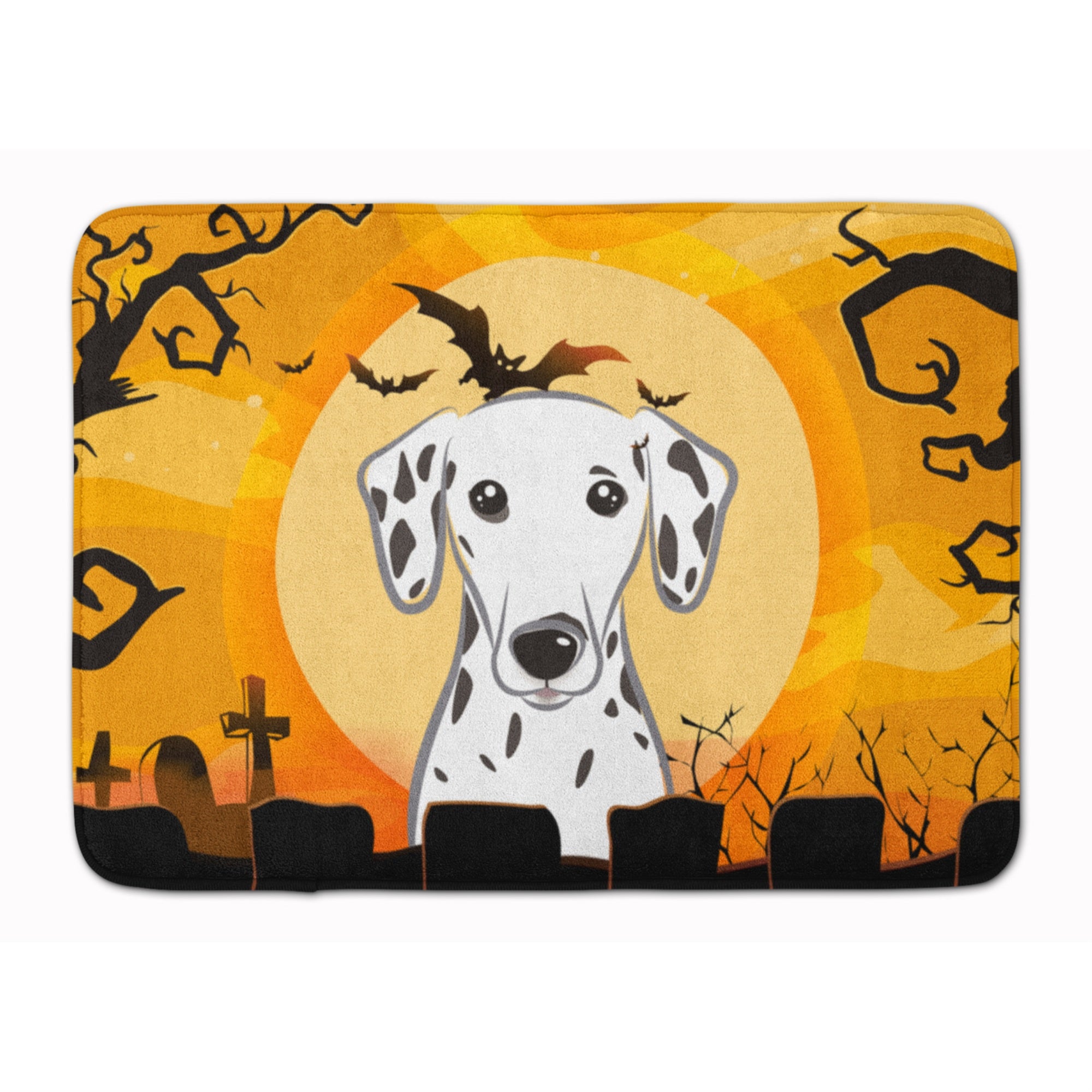 'Caroline'S Treasures Halloween Dalmatian Floor Mat, 19'''' X 27'''', Multicolor''