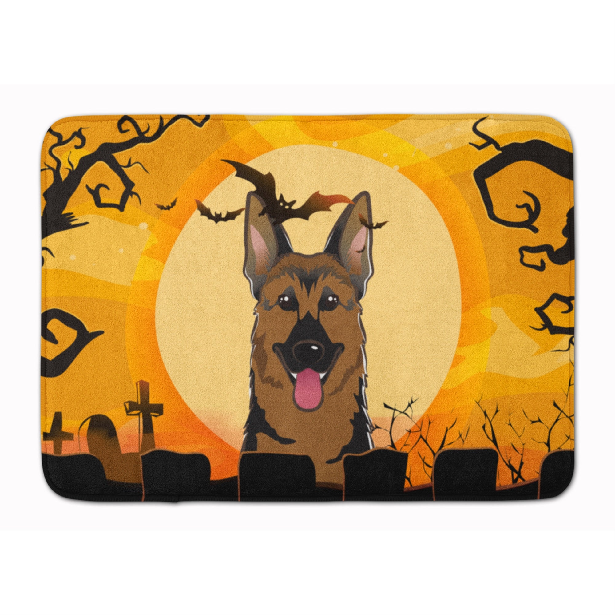 'Caroline'S Treasures Halloween German Shepherd Floor Mat, 19'''' X 27'''', Multicolor''
