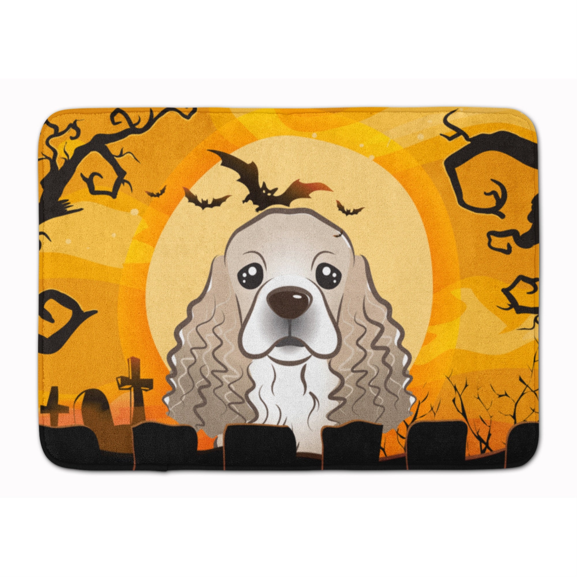 'Caroline'S Treasures Halloween Cocker Spaniel Floor Mat, 19'''' X 27'''', Multicolor''