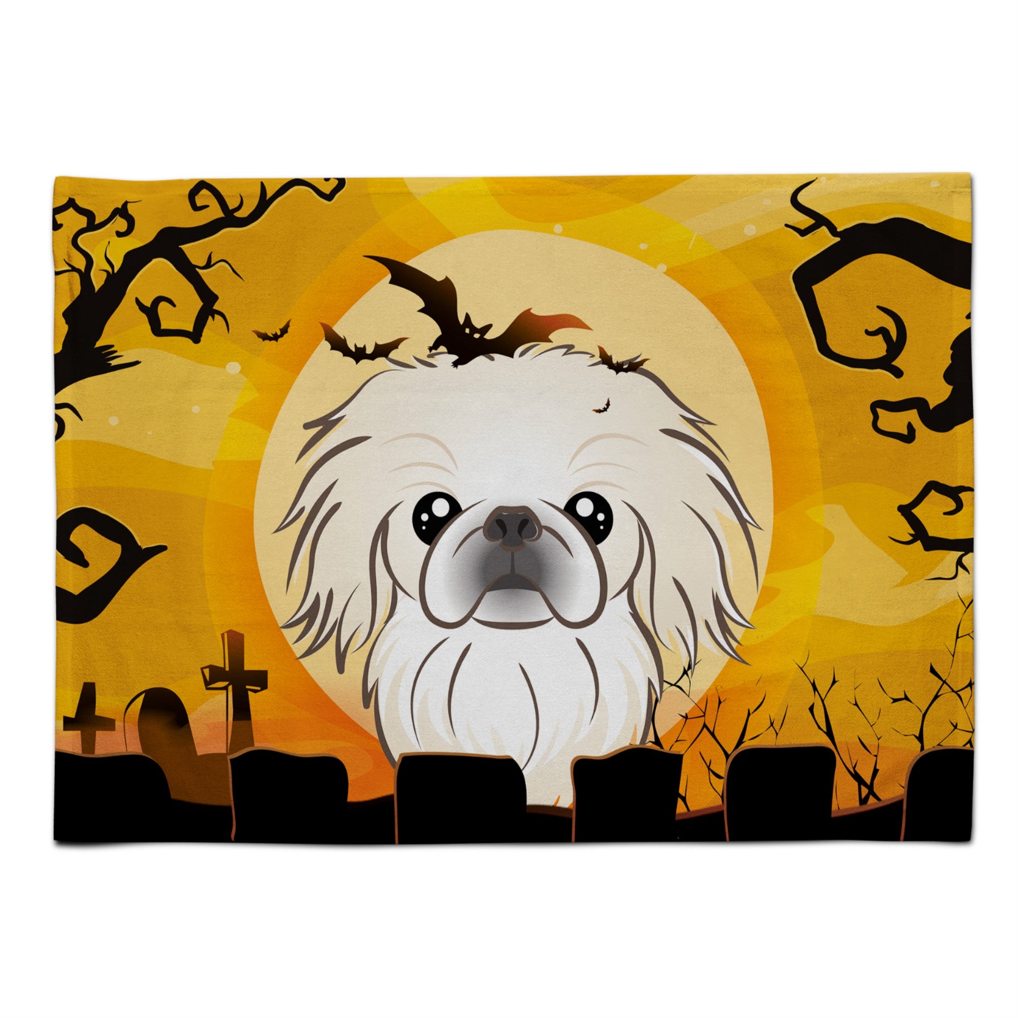 'Caroline'S Treasures Bb1779Plmt Halloween Pekingese Fabric Placemat, Multicolor''