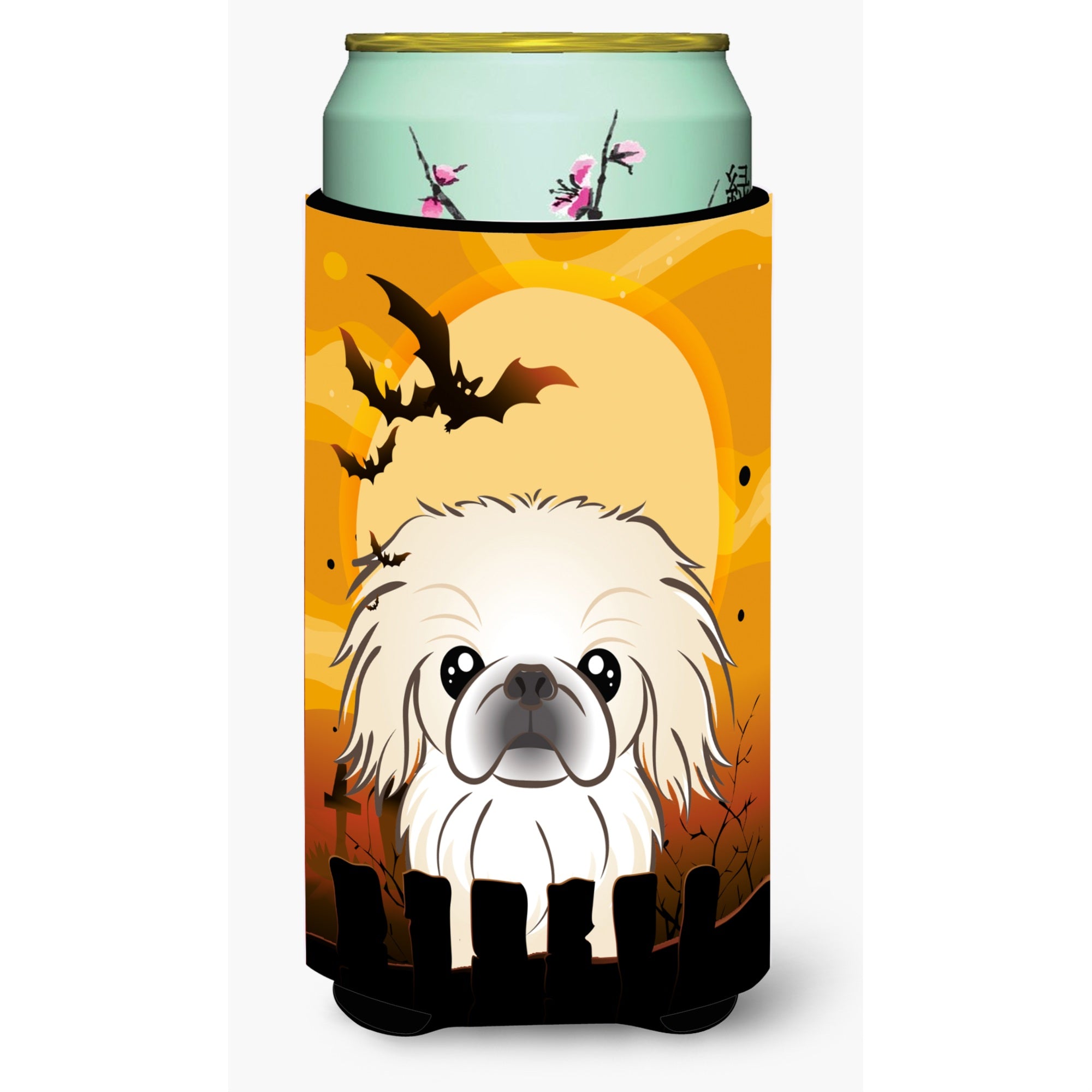'Caroline'S Treasures Halloween Pekingese Tall Boy Koozie Hugger, Multicolor''