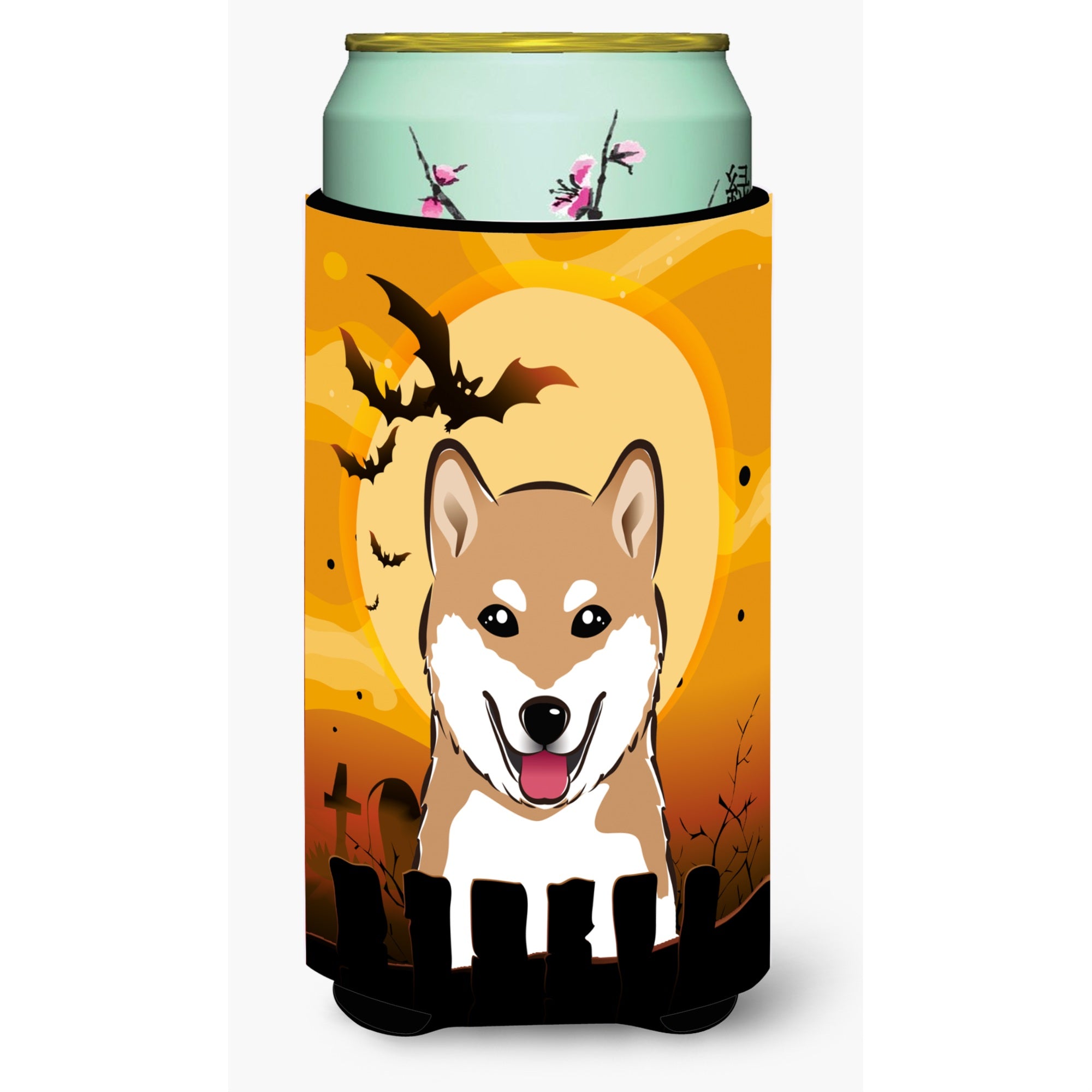'Caroline'S Treasures Halloween Shiba Inu Tall Boy Koozie Hugger, Multicolor''