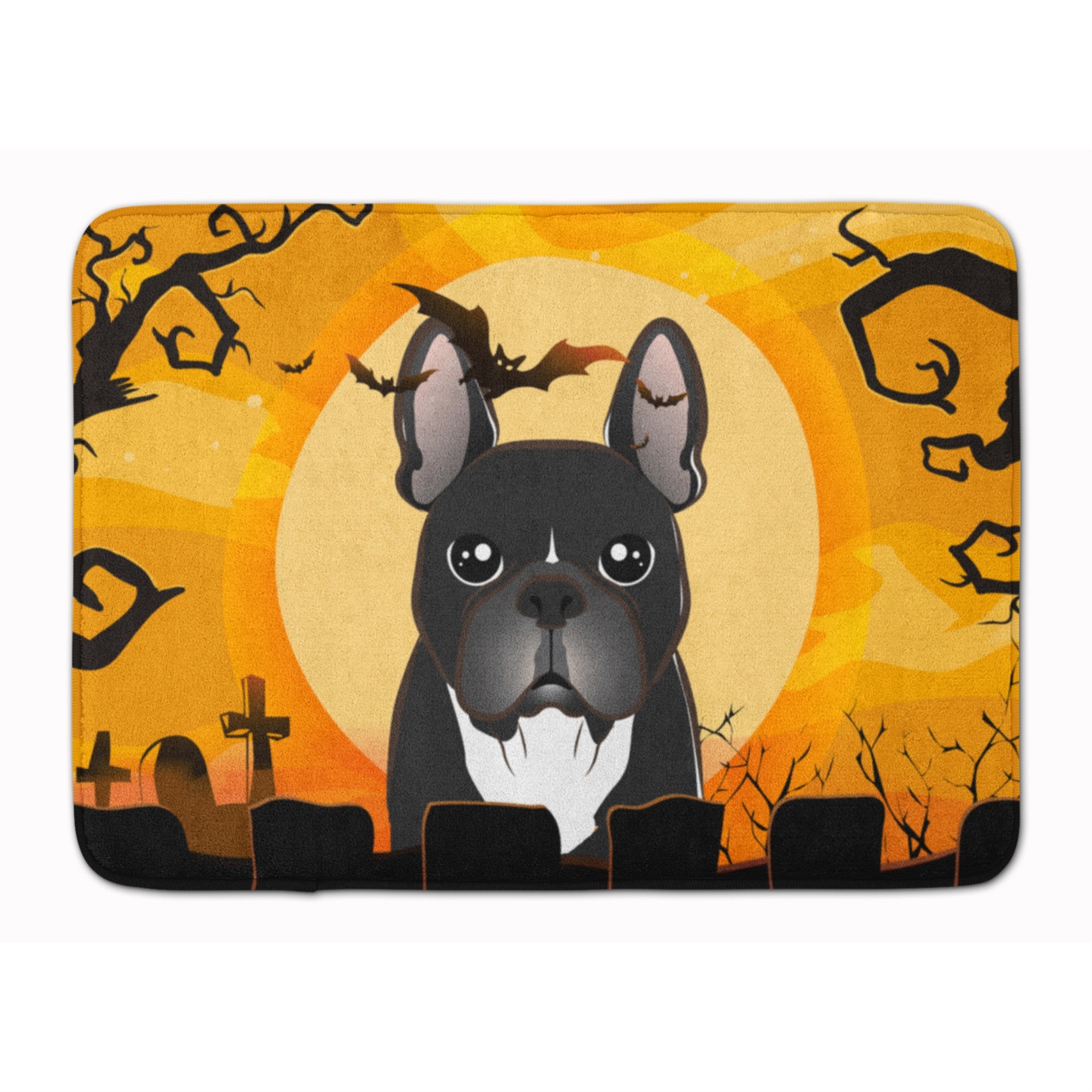 'Caroline'S Treasures Halloween French Bulldog Floor Mat, 19'''' X 27'''', Multicolor''