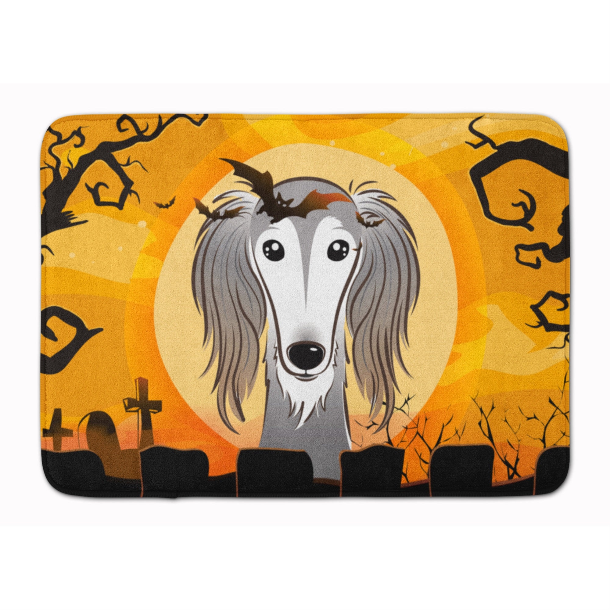 'Caroline'S Treasures Halloween Saluki Floor Mat, 19'''' X 27'''', Multicolor''