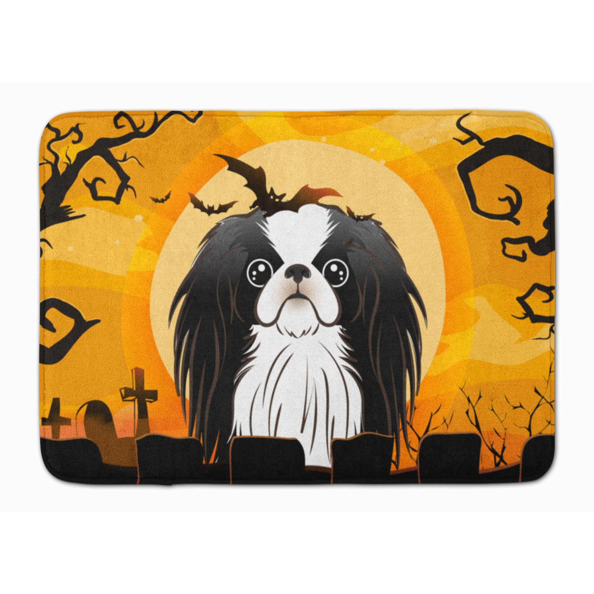 'Caroline'S Treasures Halloween Japanese Chin Floor Mat, 19'''' X 27'''', Multicolor''