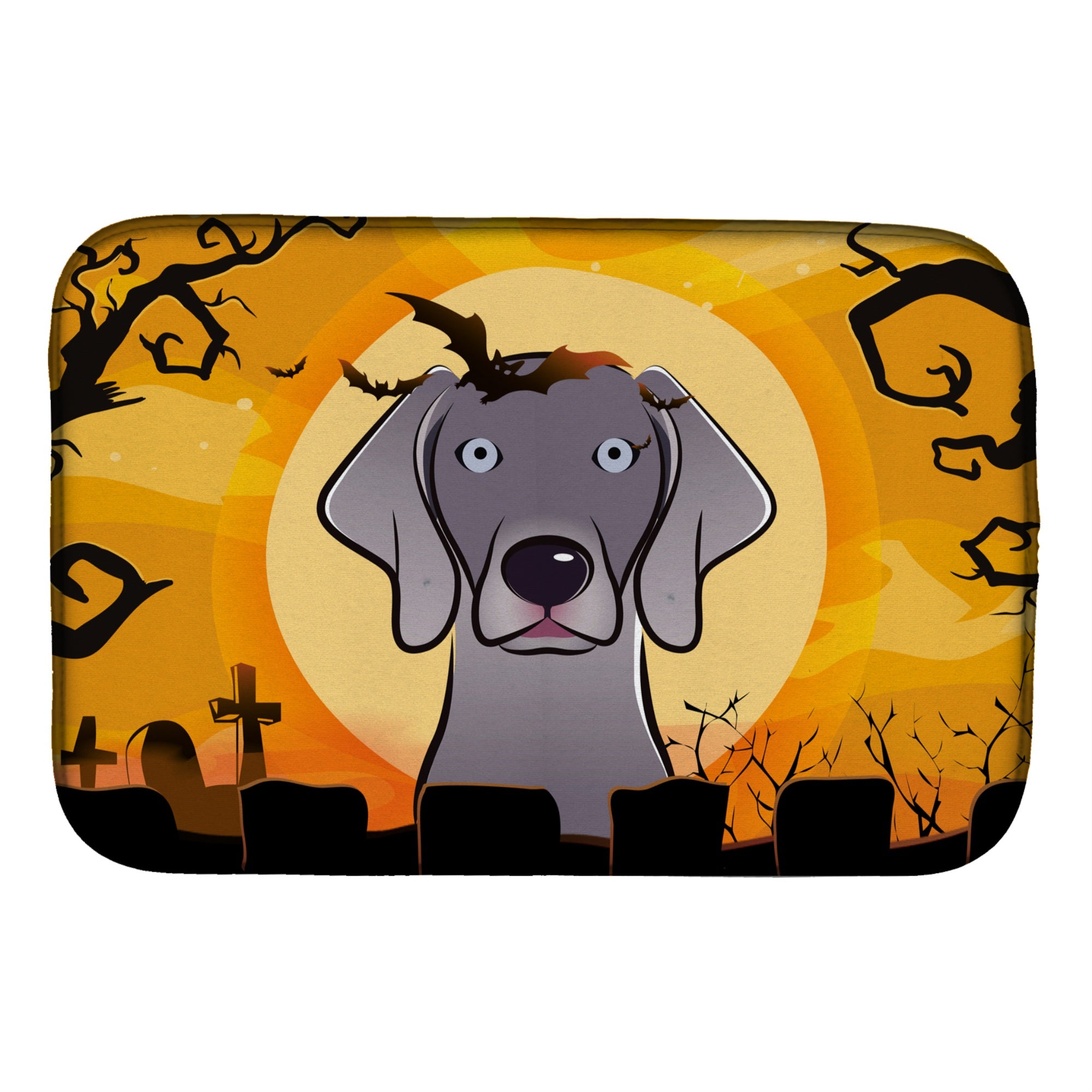 'Caroline'S Treasures Bb1789Ddm Dish Drying Mat, 14 X 21, Halloween''