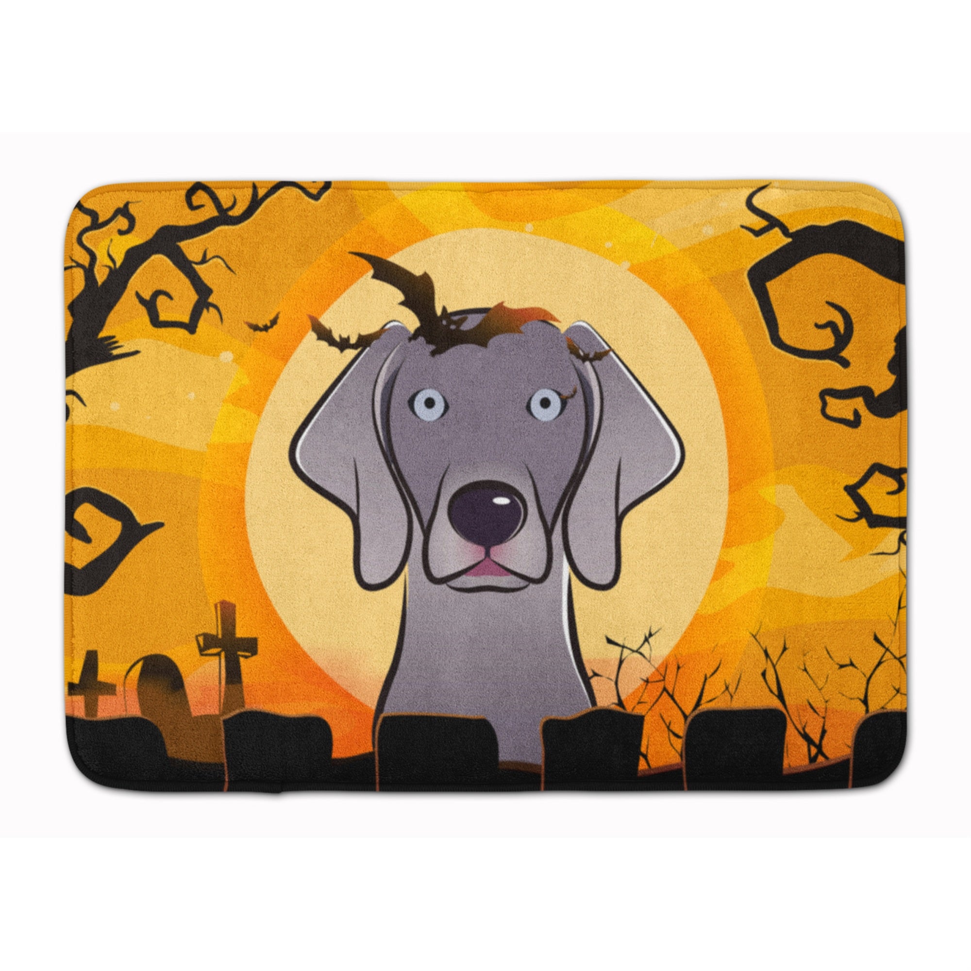 'Caroline'S Treasures Halloween Weimaraner Floor Mat, 19'''' X 27'''', Multicolor''