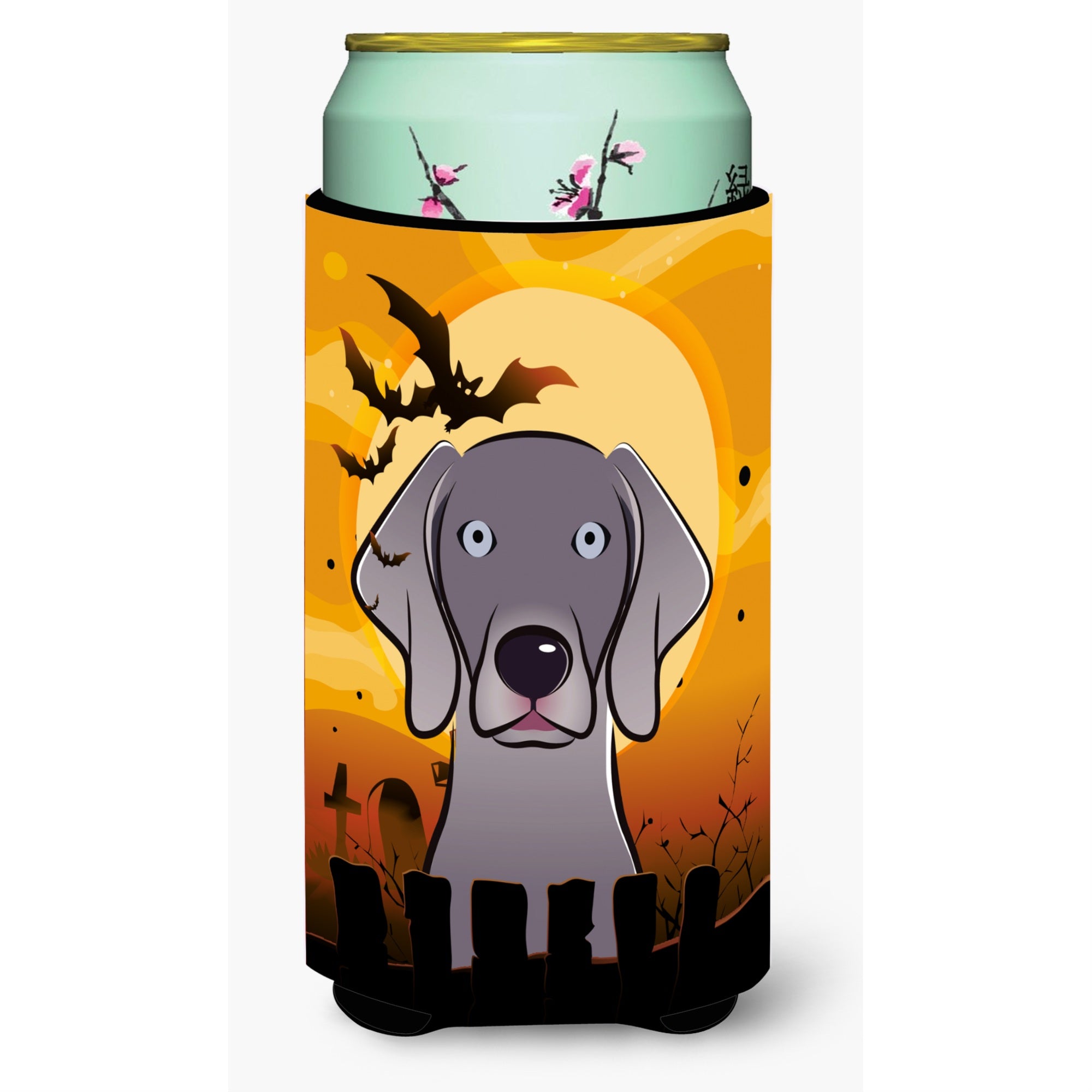 'Caroline'S Treasures Halloween Weimaraner Tall Boy Koozie Hugger, Multicolor''