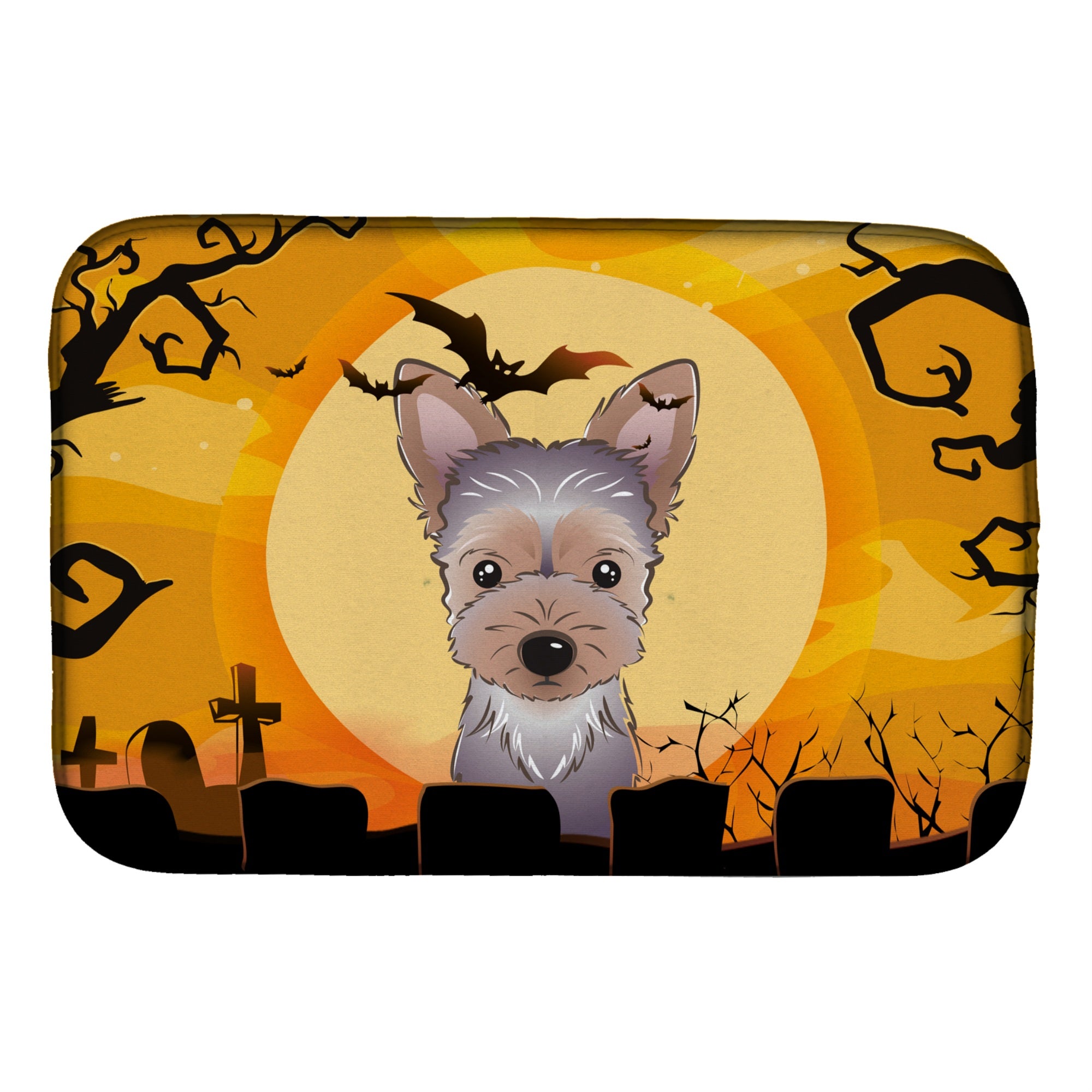 'Caroline'S Treasures Bb1790Ddm Dish Drying Mat, 14'''' X 21'''', Halloween''