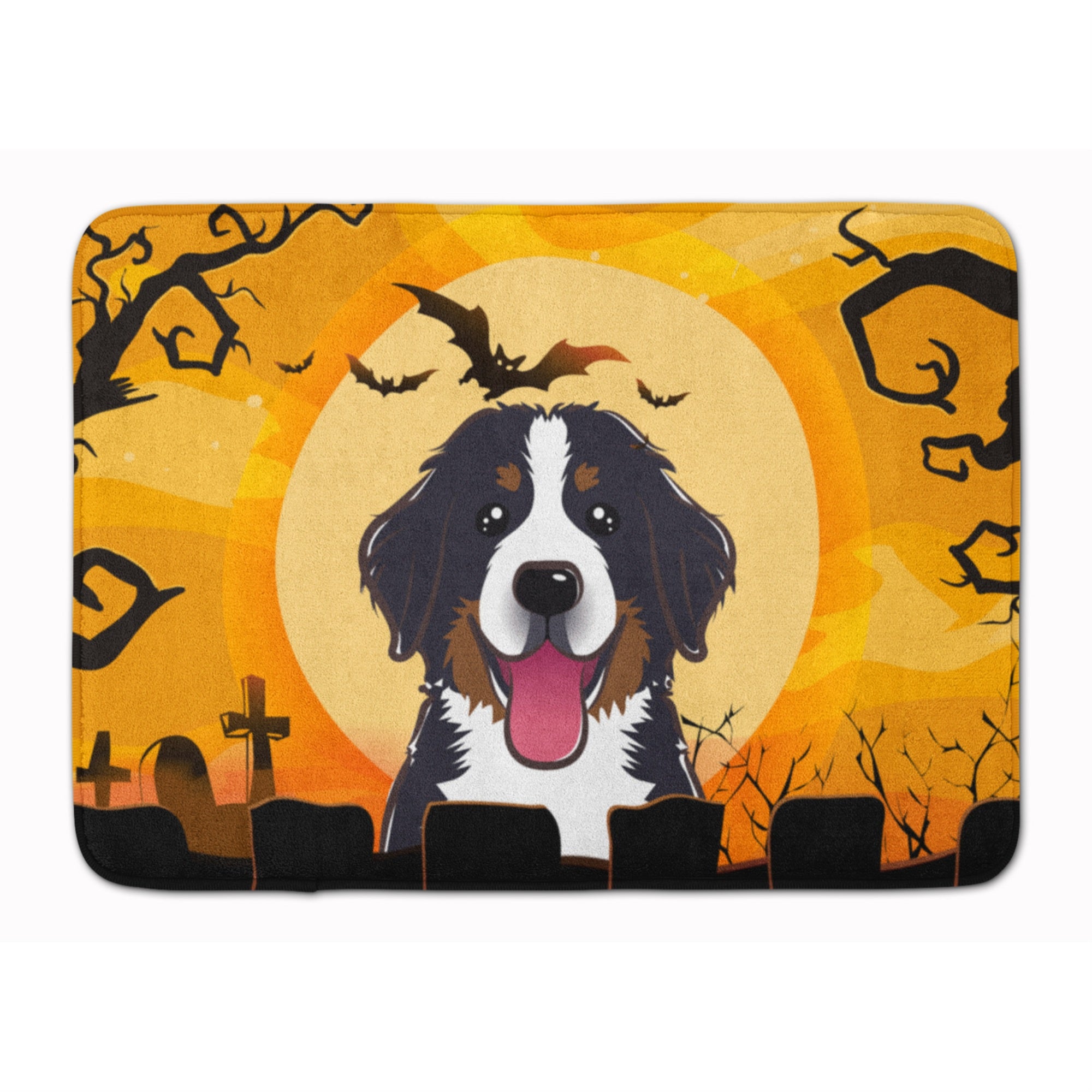 'Caroline'S Treasures Halloween Bernese Mountain Dog Floor Mat, 19'''' X 27'''', Multicolor''