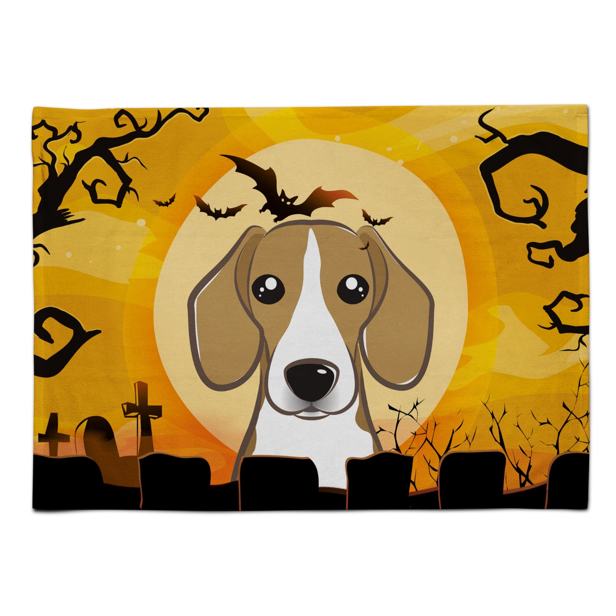 'Caroline'S Treasures Bb1797Plmt Halloween Beagle Fabric Placemat, Multicolor''