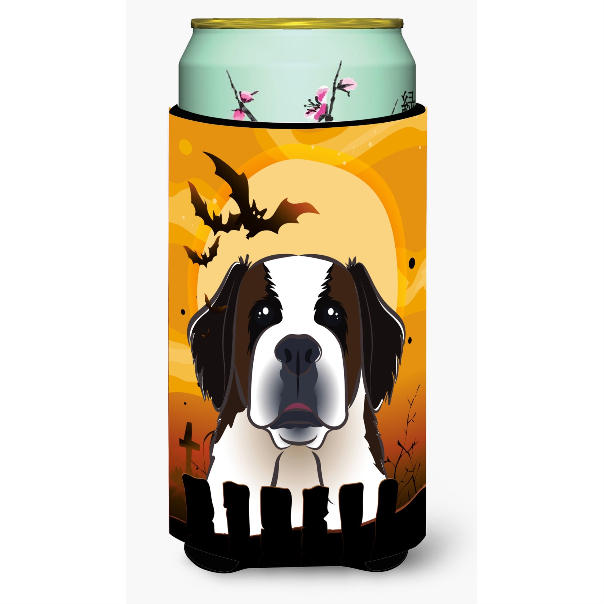 'Caroline'S Treasures Halloween Saint Bernard Tall Boy Beverage Insulator Hugger, Multicolor''