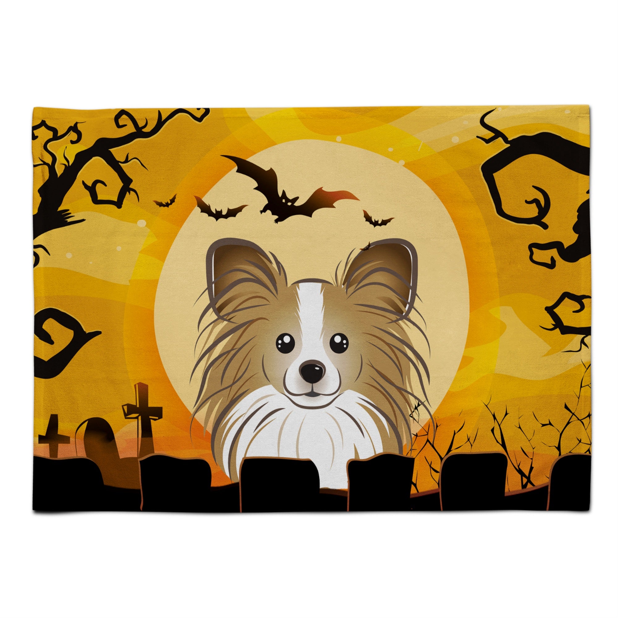 'Caroline'S Treasures Bb1806Plmt Halloween Papillion Fabric Placemat, Multicolor''