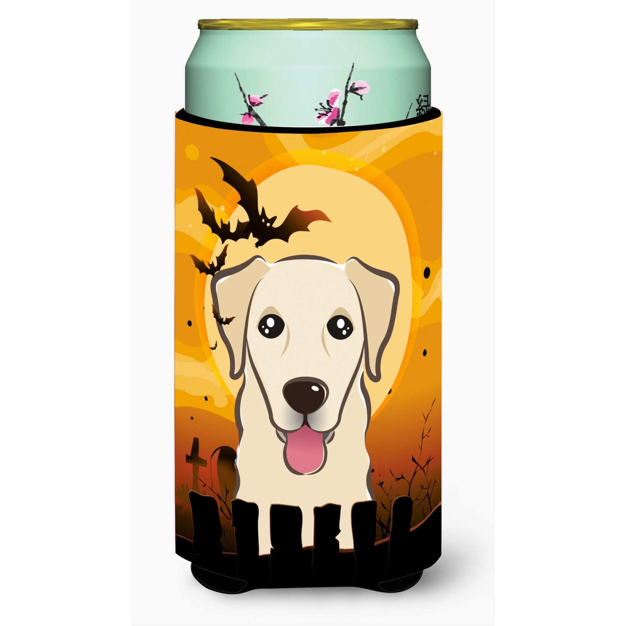 'Caroline'S Treasures Bb1810Tbc Halloween Golden Retriever Tall Boy Koozie Hugger, Multicolor''