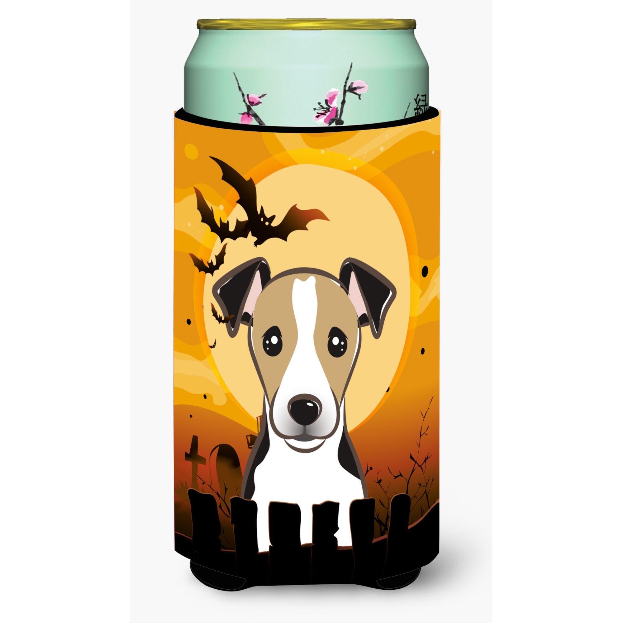 'Caroline'S Treasures Bb1819Tbc Halloween Jack Russell Terrier Tall Boy Koozie Hugger, Multicolor''