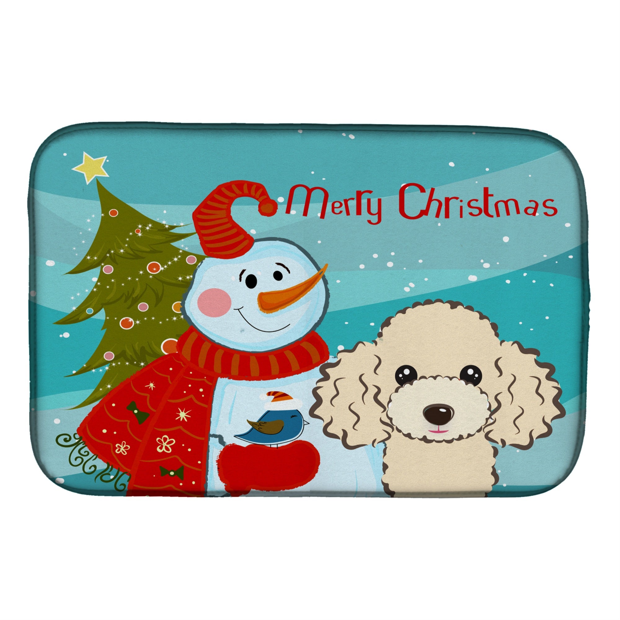 'Caroline'S Treasures Bb1878Ddm Dish Drying Mat, 14 X 21, Snowman''