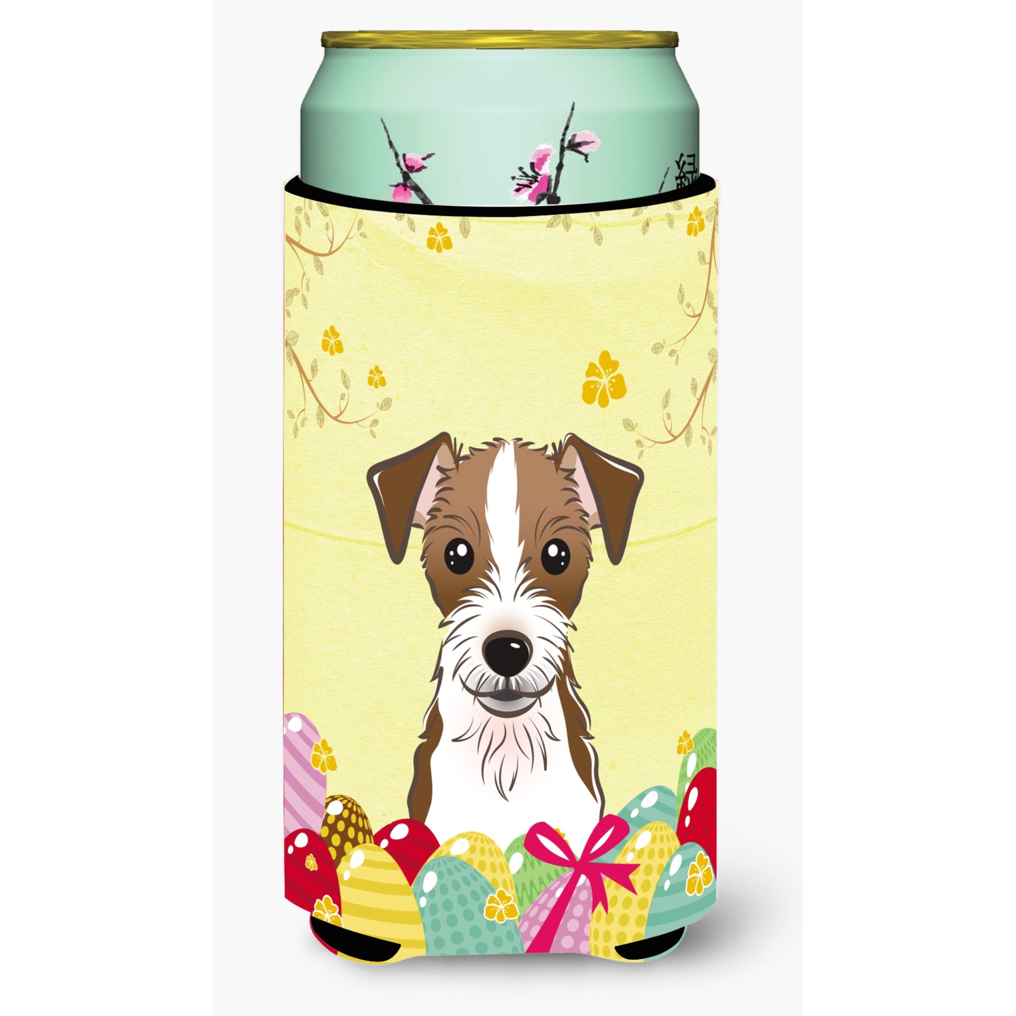 'Caroline'S Treasures Bb1884Tbc ''''Jack Russell Terrier Easter Egg Hunt'''' Tall Boy Hugger Koozie, Multicolor''
