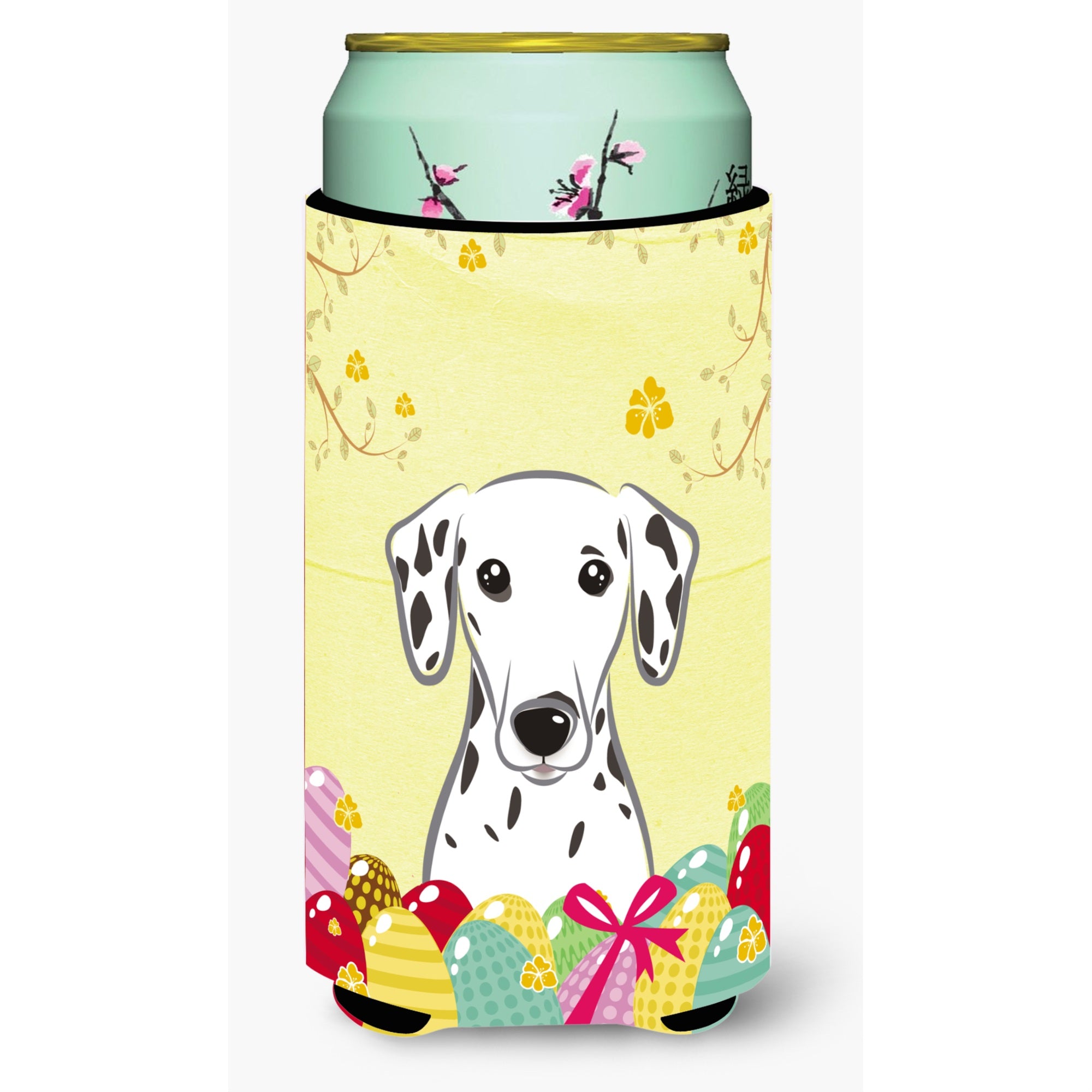 'Caroline'S Treasures Bb1892Tbc ''''Dalmatian Easter Egg Hunt'''' Tall Boy Hugger Koozie, Multicolor''