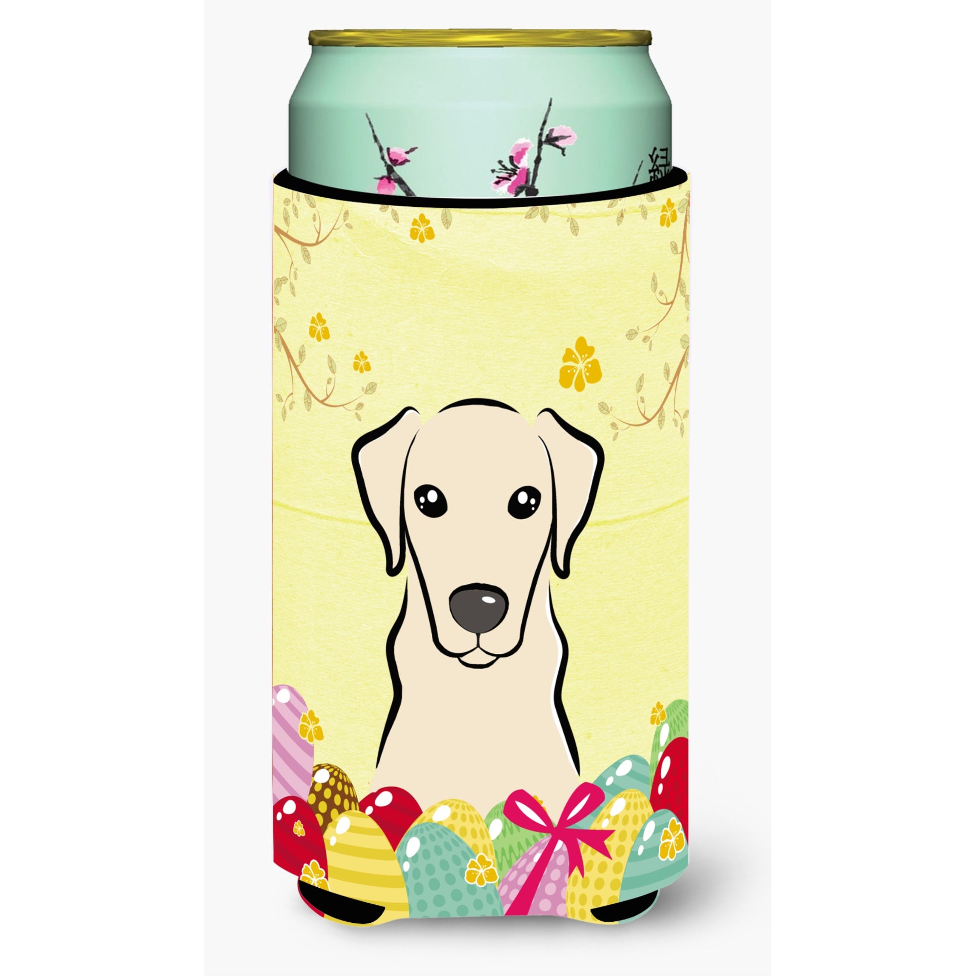 'Caroline'S Treasures Bb1904Tbc ''''Yellow Labrador Easter Egg Hunt'''' Tall Boy Hugger Koozie, Multicolor''