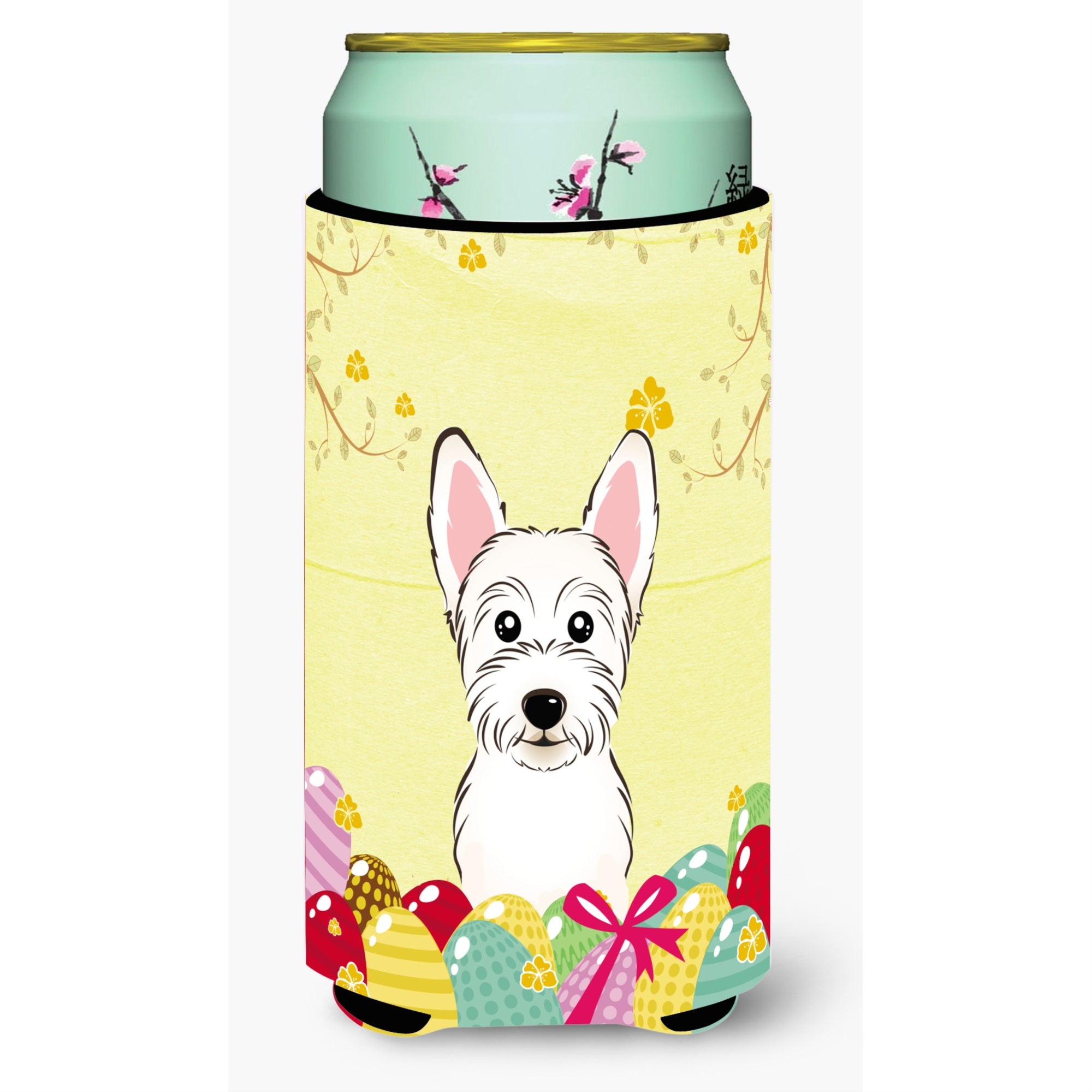 'Caroline'S Treasures Bb1908Tbc ''''Westie Easter Egg Hunt'''' Tall Boy Hugger Koozie, Multicolor''