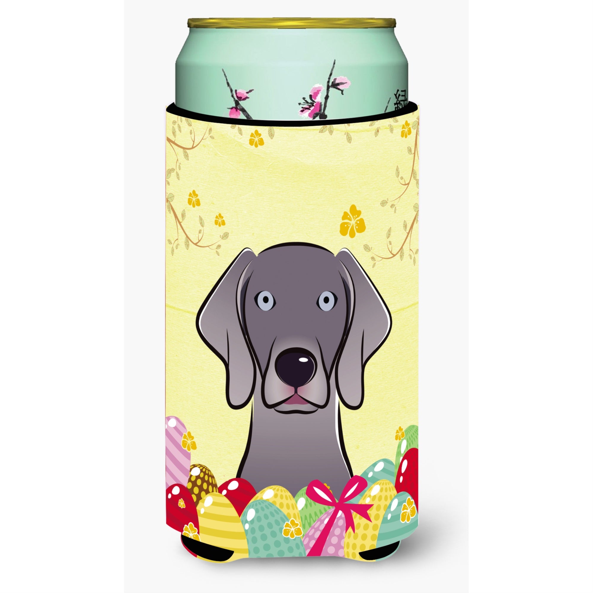'Caroline'S Treasures Bb1913Tbc ''''Weimaraner Easter Egg Hunt'''' Tall Boy Hugger Koozie, Multicolor''