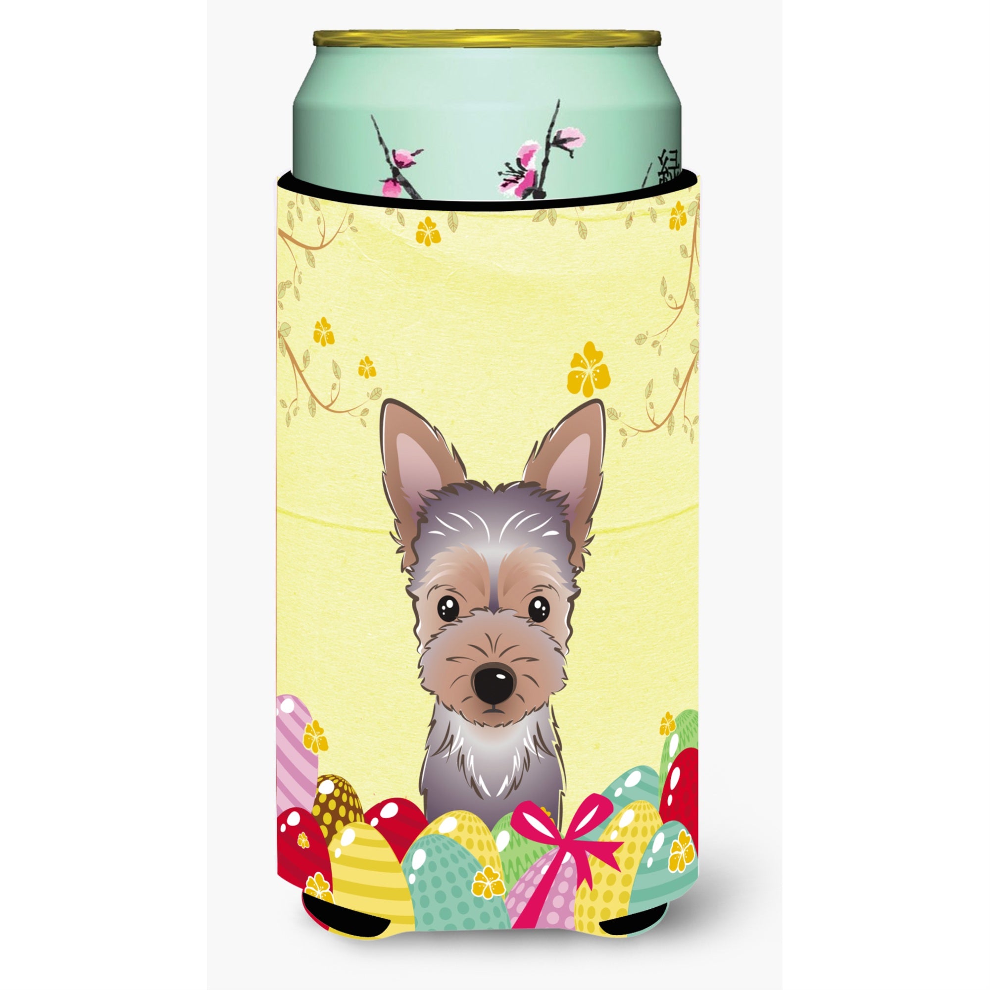 'Caroline'S Treasures Bb1914Tbc ''''Yorkie Puppy Easter Egg Hunt'''' Tall Boy Hugger Koozie, Multicolor''