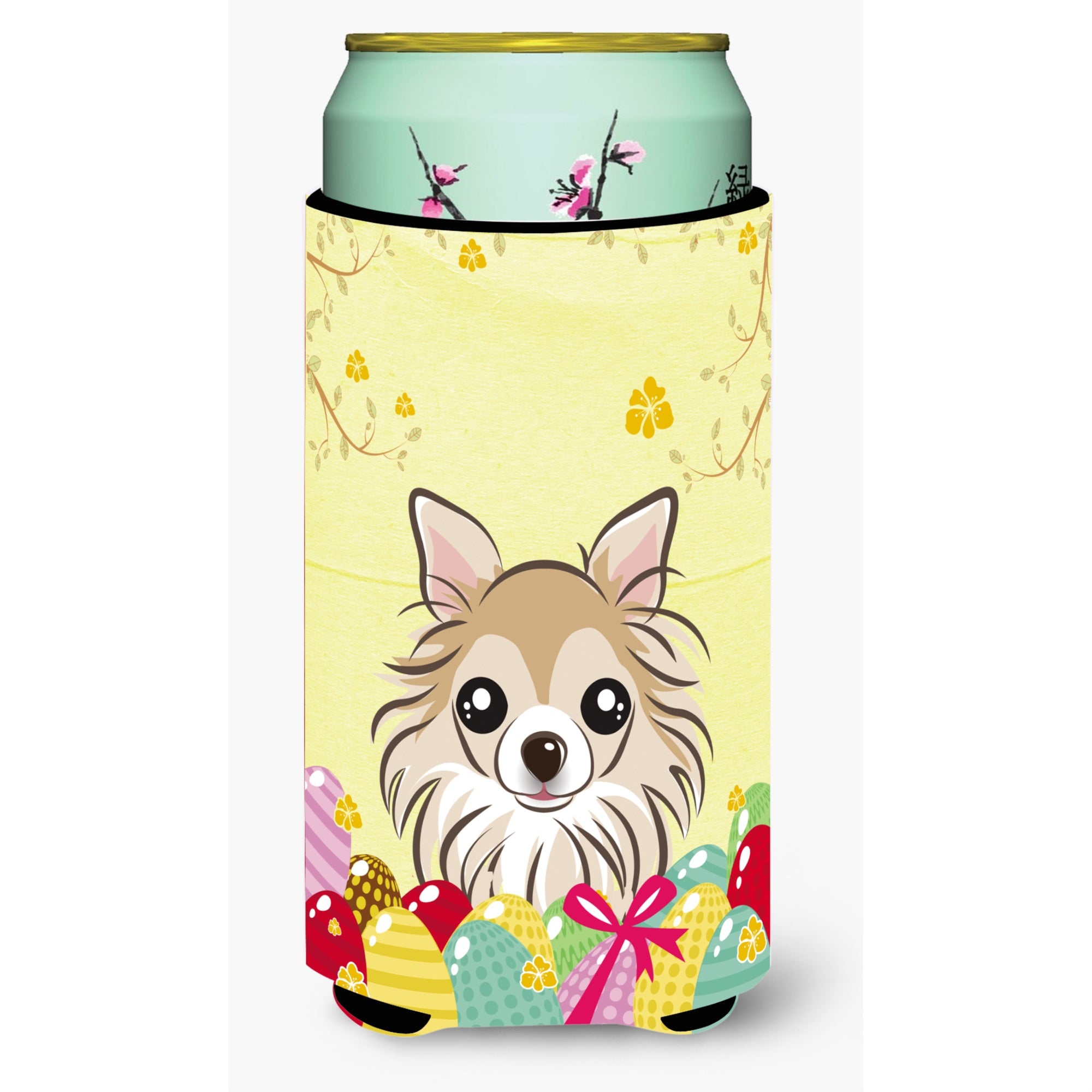'Caroline'S Treasures Bb1933Tbc ''''Chihuahua Easter Egg Hunt'''' Tall Boy Hugger Koozie, Multicolor''