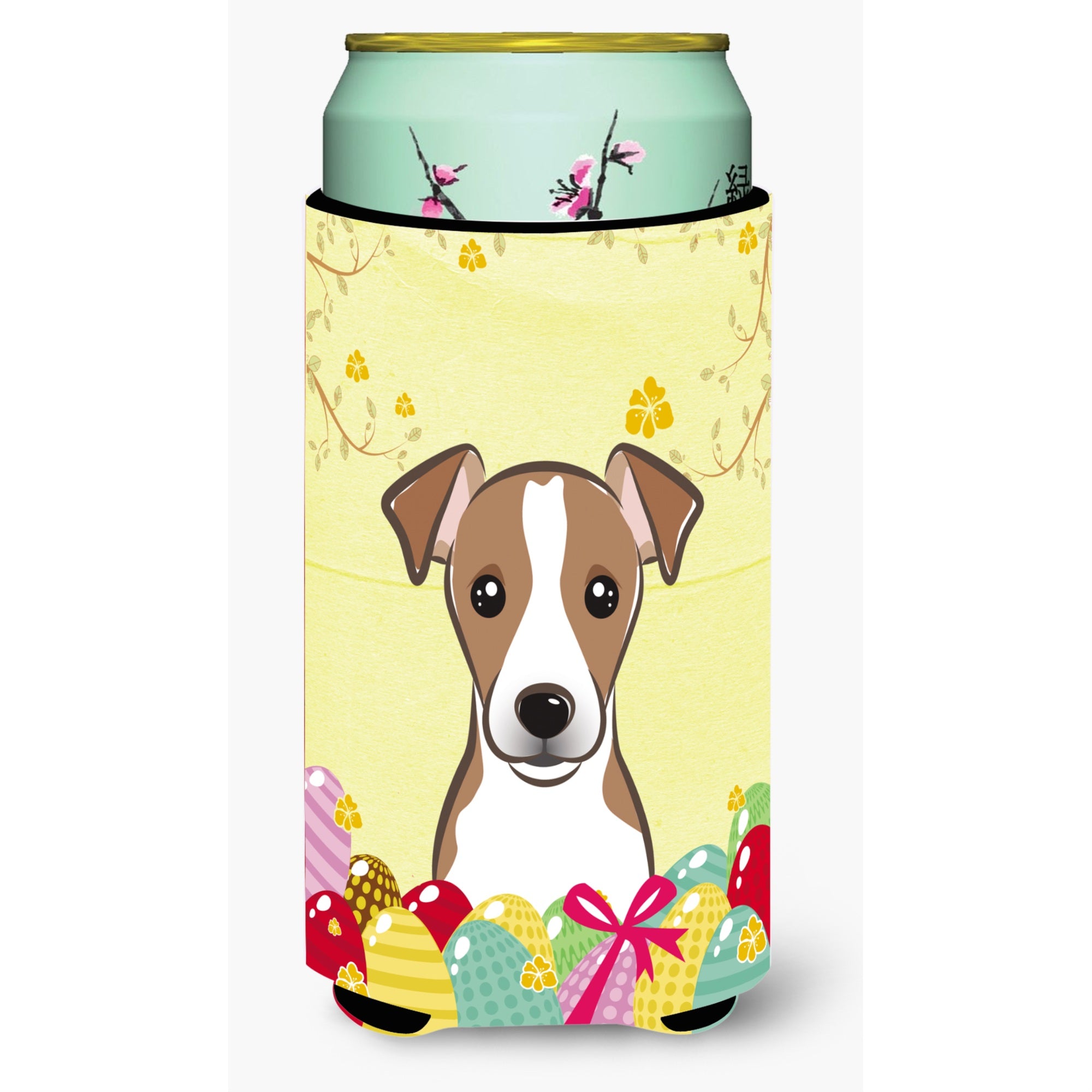 'Caroline'S Treasures Bb1942Tbc ''''Jack Russell Terrier Easter Egg Hunt'''' Tall Boy Hugger Koozie, Multicolor''