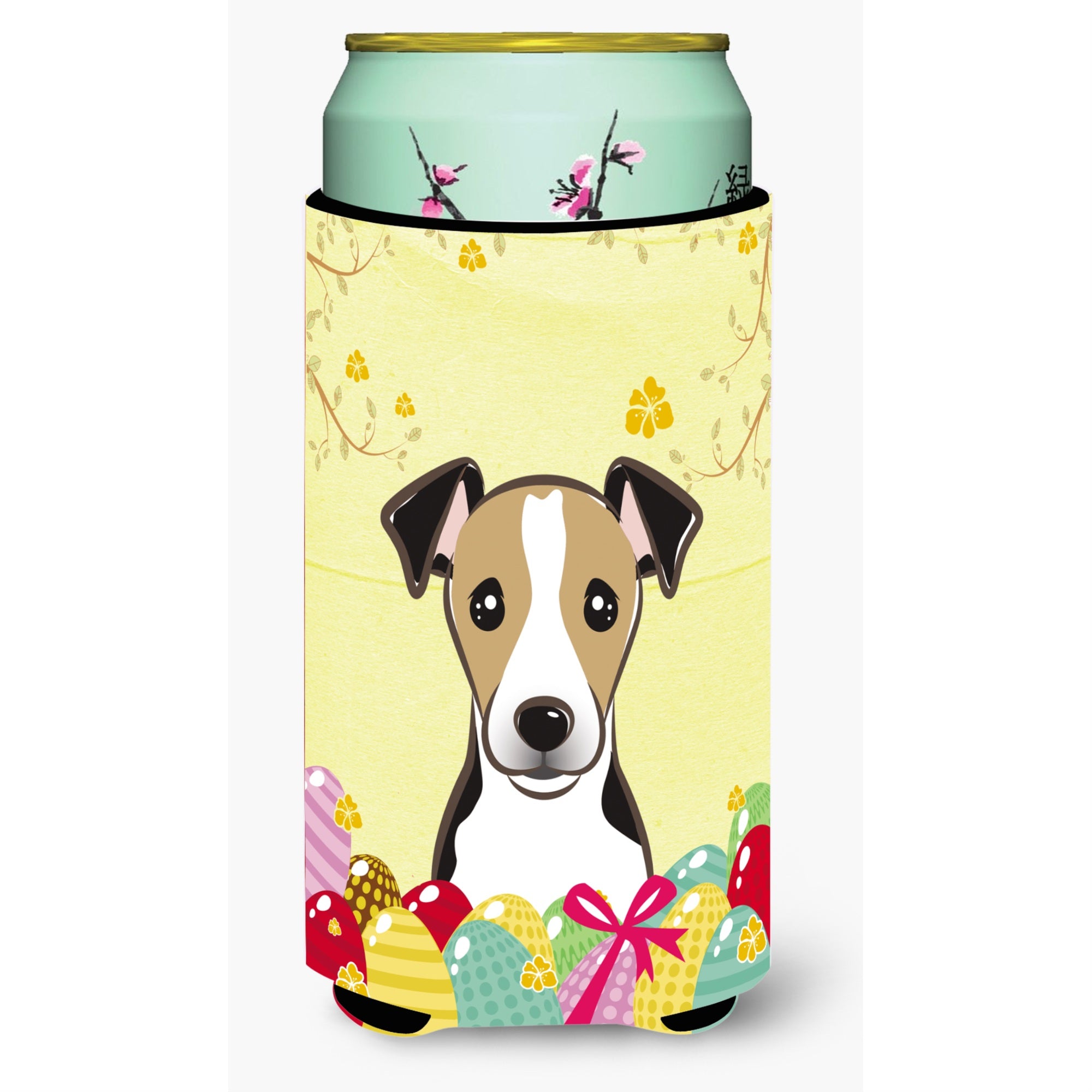 'Caroline'S Treasures Bb1943Tbc ''''Jack Russell Terrier Easter Egg Hunt'''' Tall Boy Hugger Koozie, Multicolor''