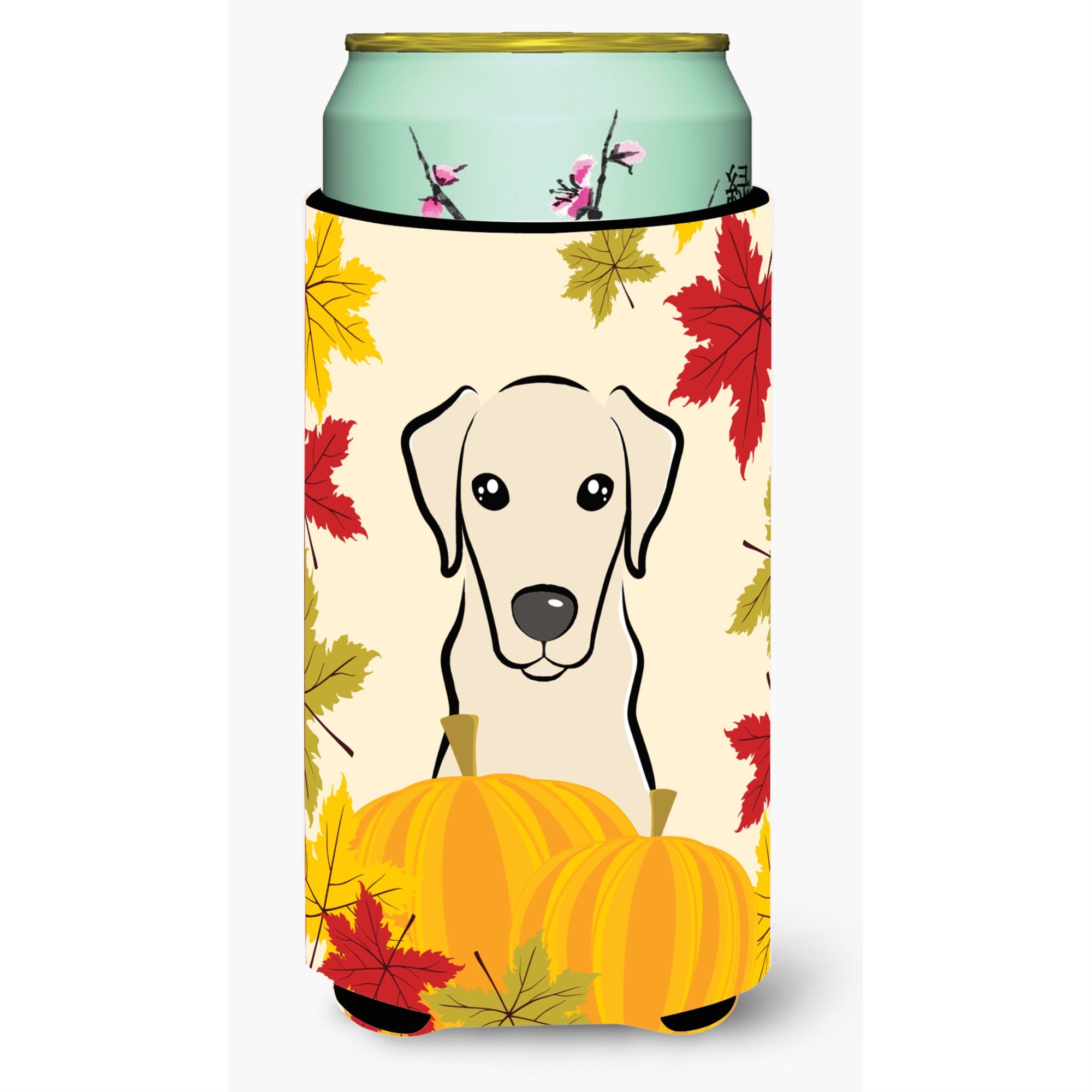'Caroline'S Treasures Bb2028Tbc ''''Yellow Labrador Thanksgiving'''' Tall Boy Hugger Koozie, Multicolor''