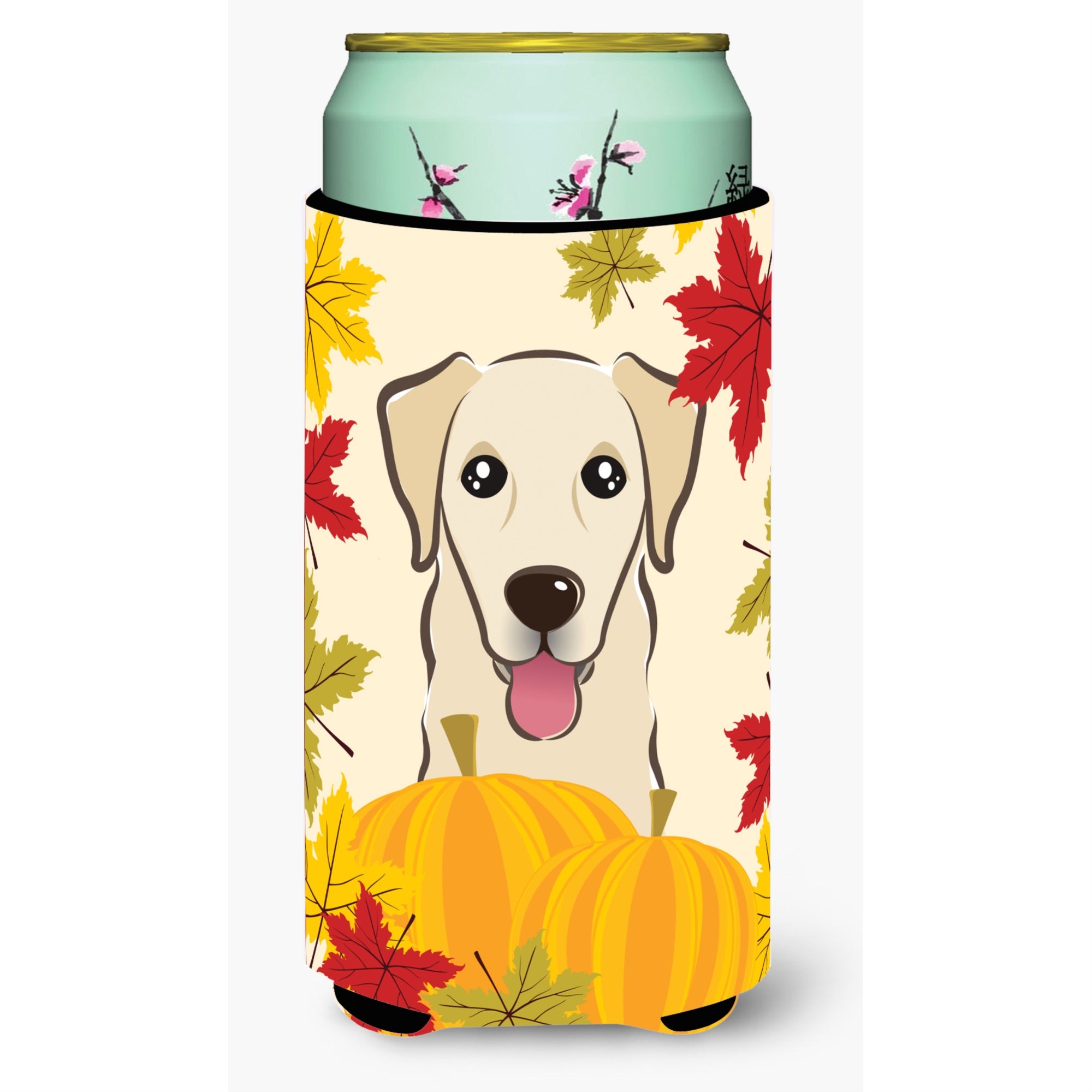 'Caroline'S Treasures Bb2058Tbc ''''Golden Retriever Thanksgiving'''' Tall Boy Hugger Koozie, Multicolor''